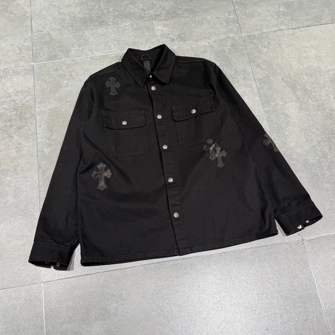 Chrome Hearts Chrome Hearts Black Workdog Jacket XL Size Size US XL / EU 56 / 4 - 1 Thumbnail