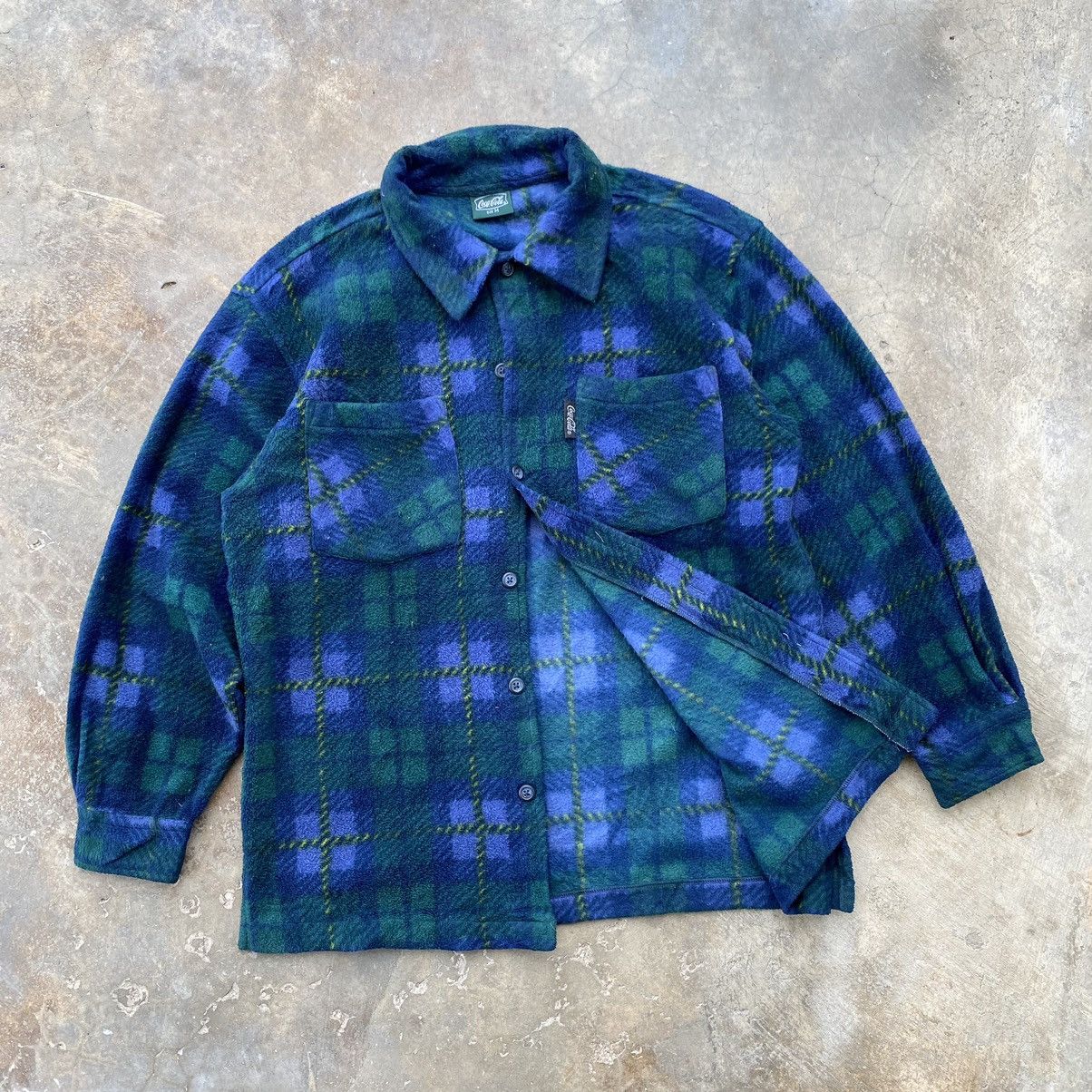 Coca Cola × Vintage Coca Cola Shirt Button Fleece Size US M / EU 48-50 / 2 - 2 Thumbnail