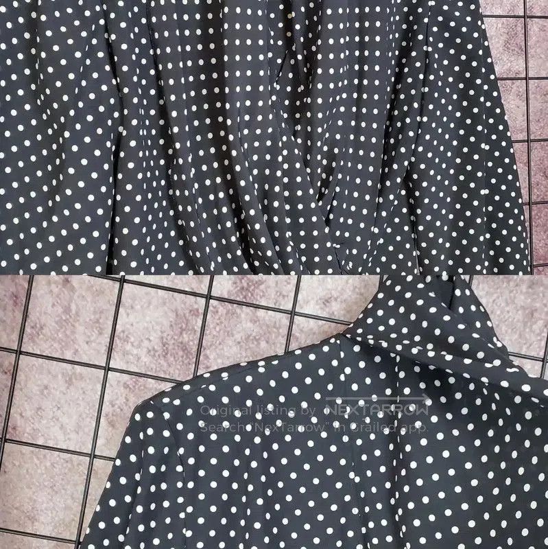 Dior Dior Black Polka Dot Long Sleeve Blouse . Size M / US 6-8 / IT 42-44 - 7 Thumbnail
