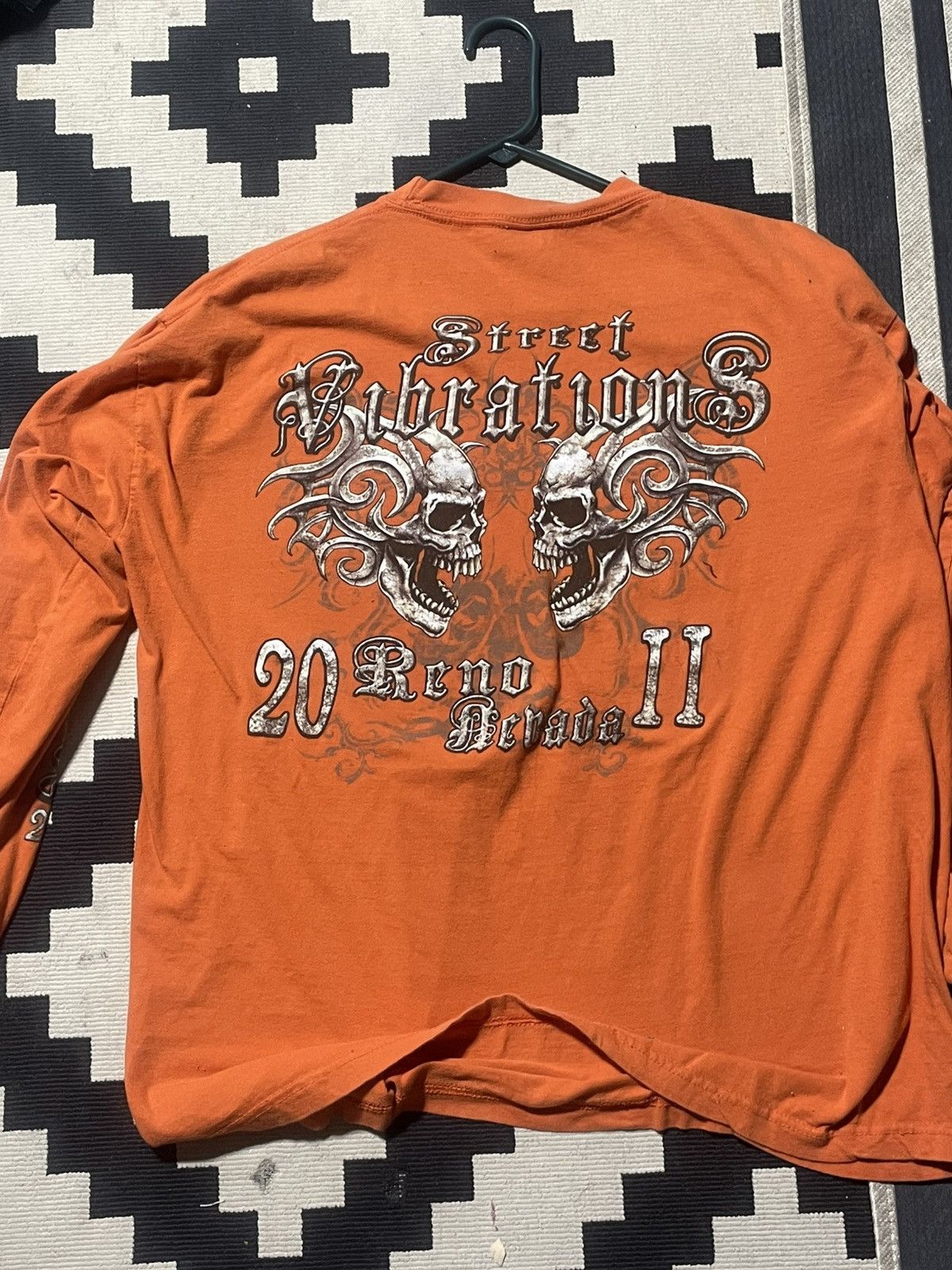 Affliction × Vintage Street Vibrations Biker Long Sleeve Size US XXL / EU 58 / 5 - 2 Thumbnail