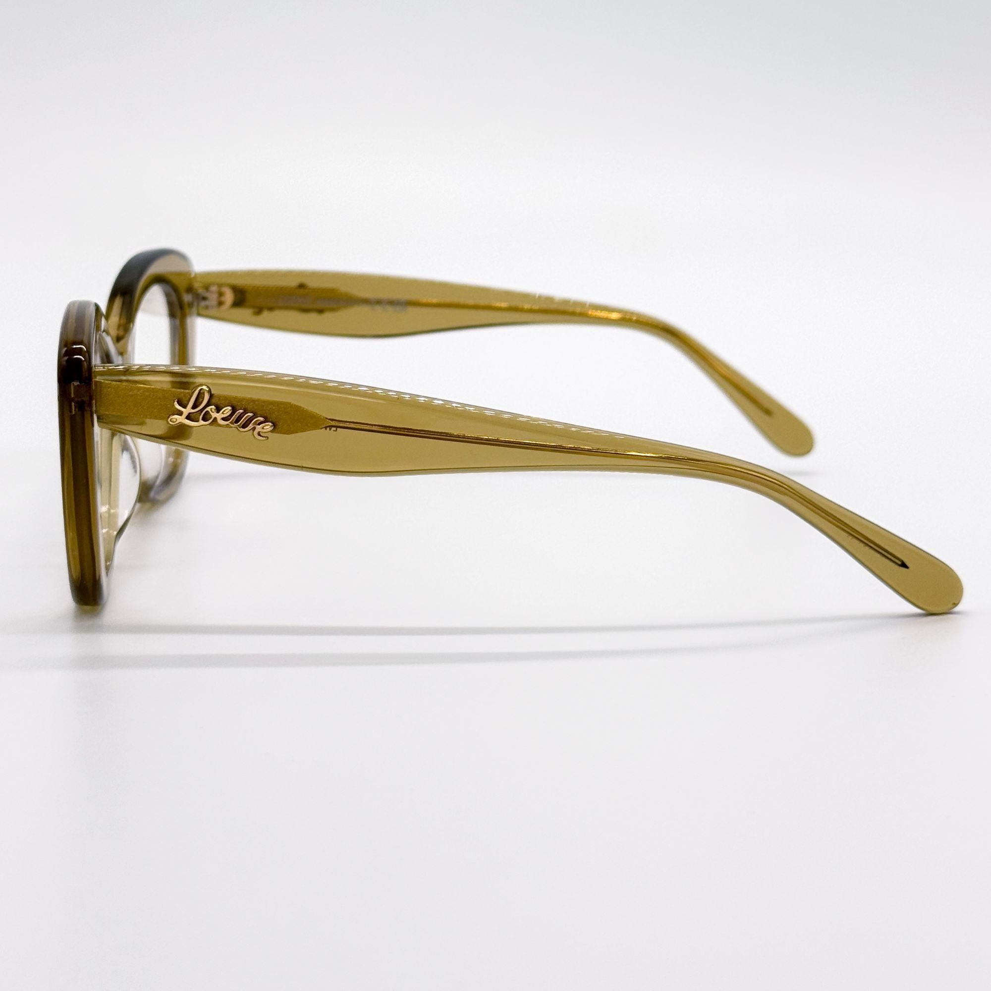 Loewe NEW LOEWE EYEGLASSES LW50067I 096 GLOSSY GREEN WOMEN EYEWEAR Size ONE SIZE - 7 Thumbnail