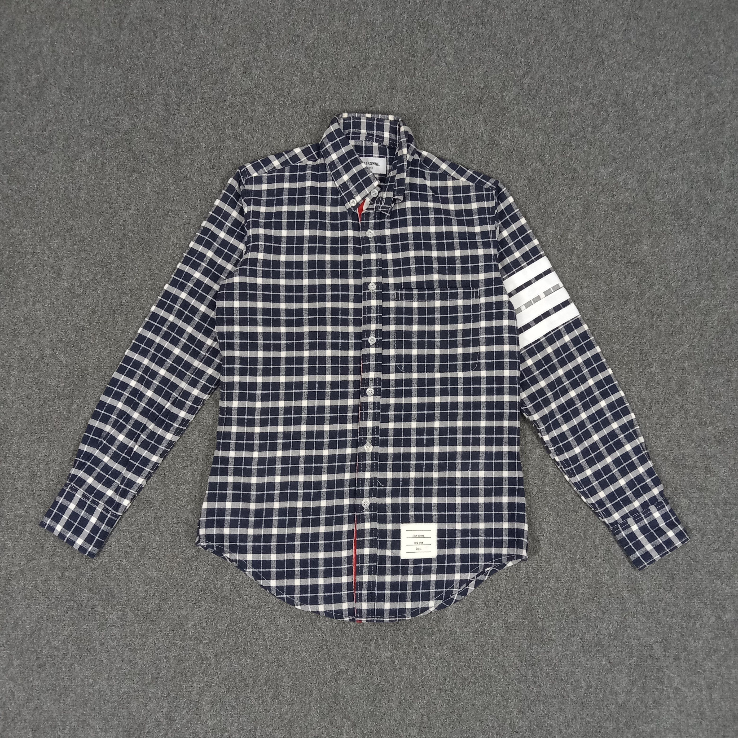 Designer × Vintage Vintage American Style Thom Browne Shirt Size US L / EU 52-54 / 3 - 1 Thumbnail