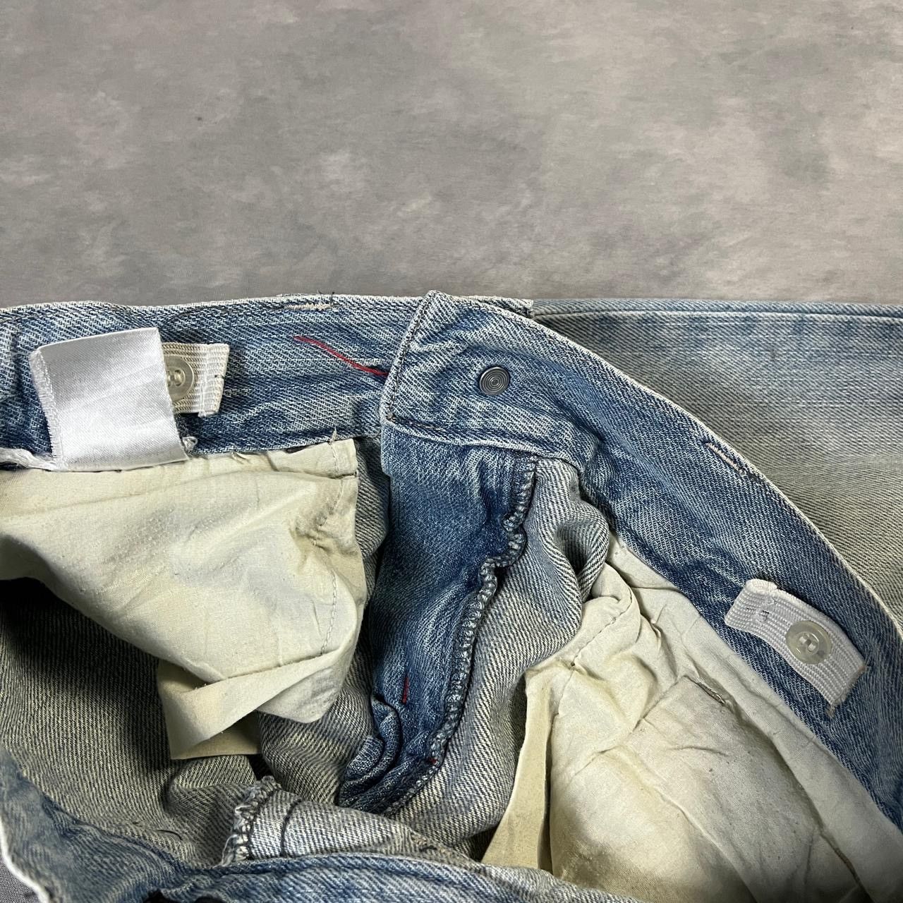 Kapital 2000s Japanese Hysteric Acne Skull Wash Denim y2k Lgb Ifsix Size 24" / US 00 / IT 34 - 7 Thumbnail
