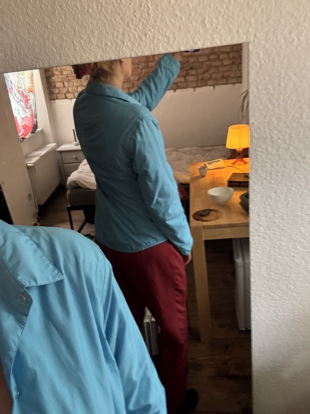 Prada Vintage Prada Linea Rossa Windbreaker – Turquoise – Italy Size M / US 6-8 / IT 42-44 - 10 Thumbnail