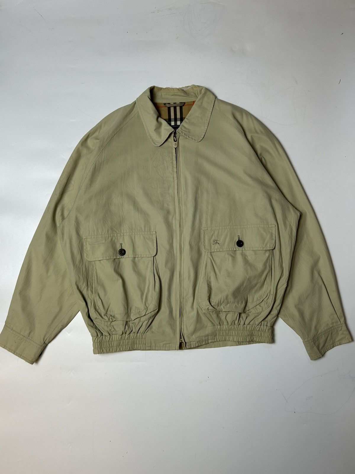 Vlone Friends Jacket Uzi BURBERRY NOVA CHECK WORK JACKET
