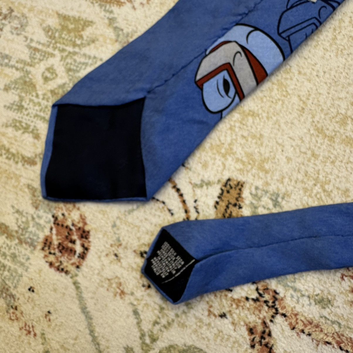 Vintage Vintage Warner Bros Tie 00s Looney Tunes Streetwear Silk Size ONE SIZE - 6 Thumbnail