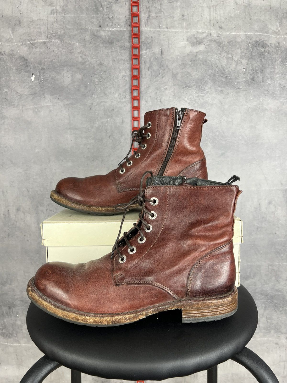 MoMA MOMA Leather Ankle Boots EU 38 Women / Unisex Brown Size US 8 / IT 38 - 6 Thumbnail
