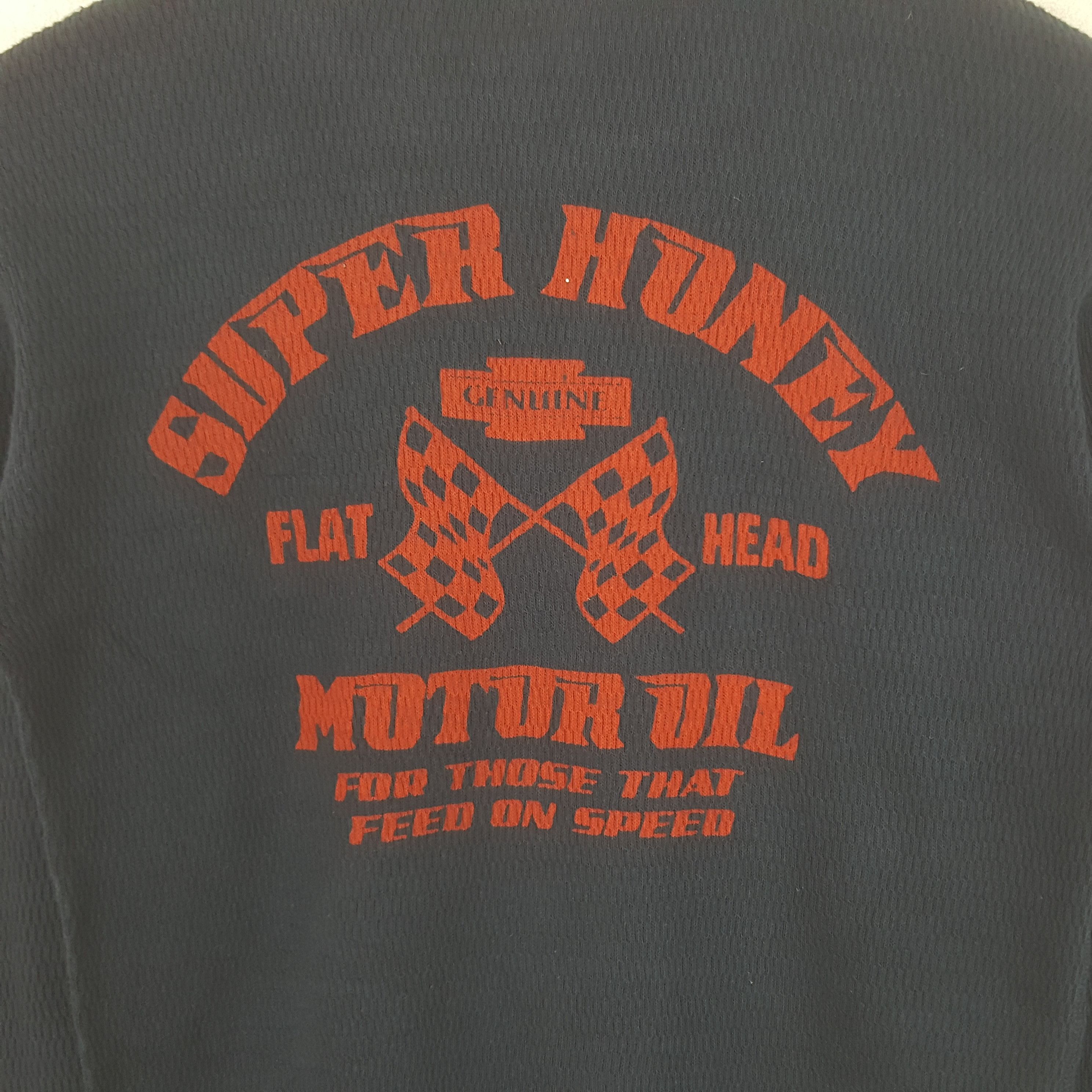 The Flat Head Vintage The Flat Head Super Hunter Racing Bikers Tshirt RR28 Size US S / EU 44-46 / 1 - 2 Thumbnail