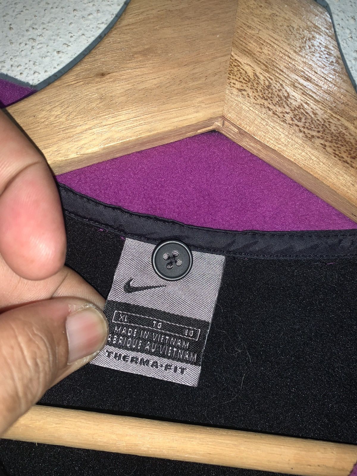Vintage Vintage Nike fleece Vest Size US M / EU 48-50 / 2 - 2 Thumbnail