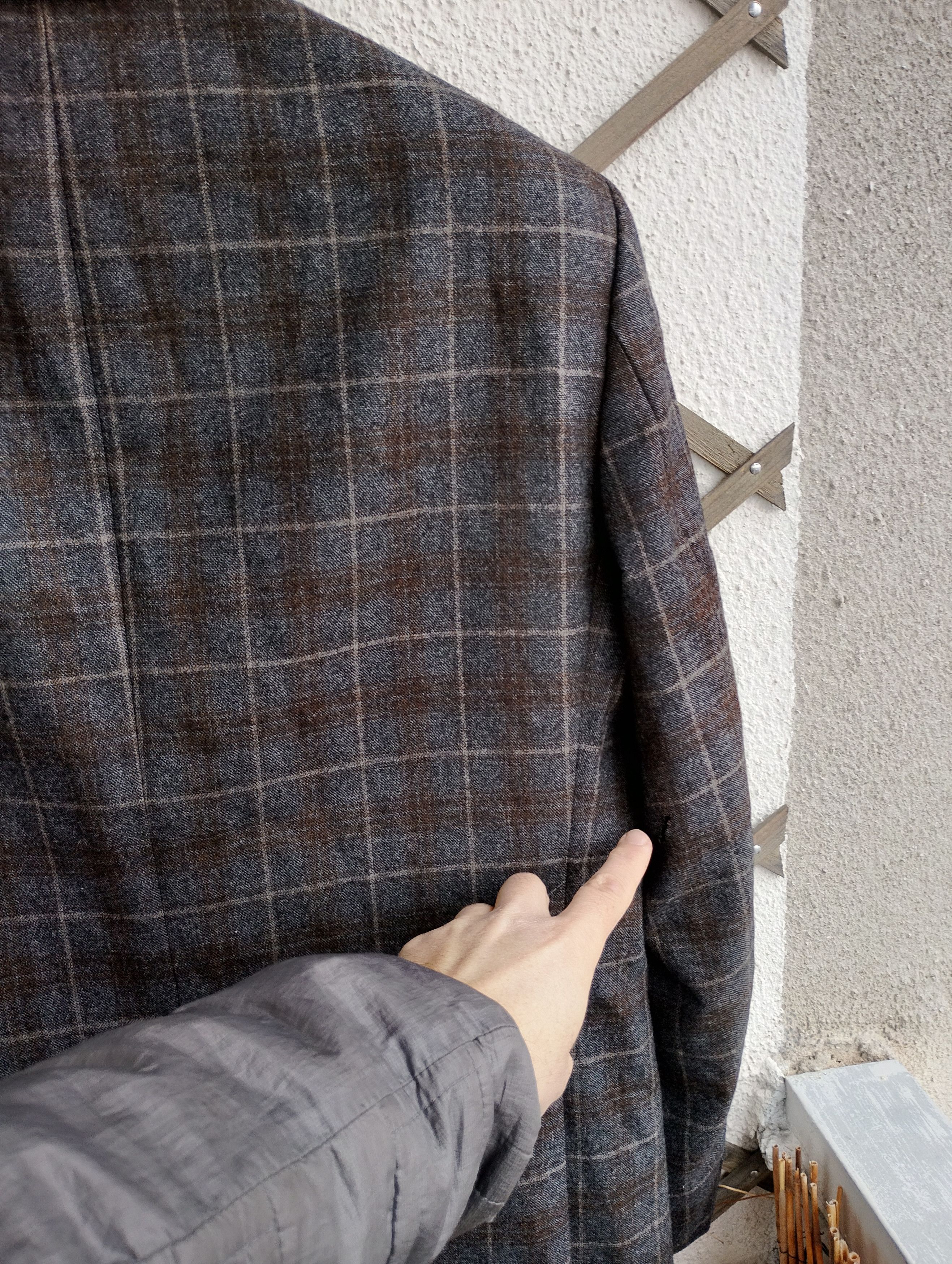 Swagger Eduard Dressler Loro Piana Super120's Wool Blazer 52 Size 52S - 5 Thumbnail