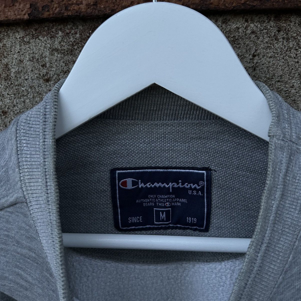 Champion Vintage Man’s Champion Sweatshirt Small Logo Basic Fit Size US M / EU 48-50 / 2 - 6 Thumbnail