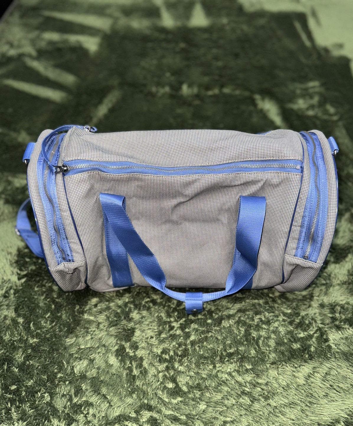 Puma × Rhude [OS] PUMA X RHUDE RHUIGI collaboration duffle bag blue sand Size ONE SIZE - 7 Thumbnail