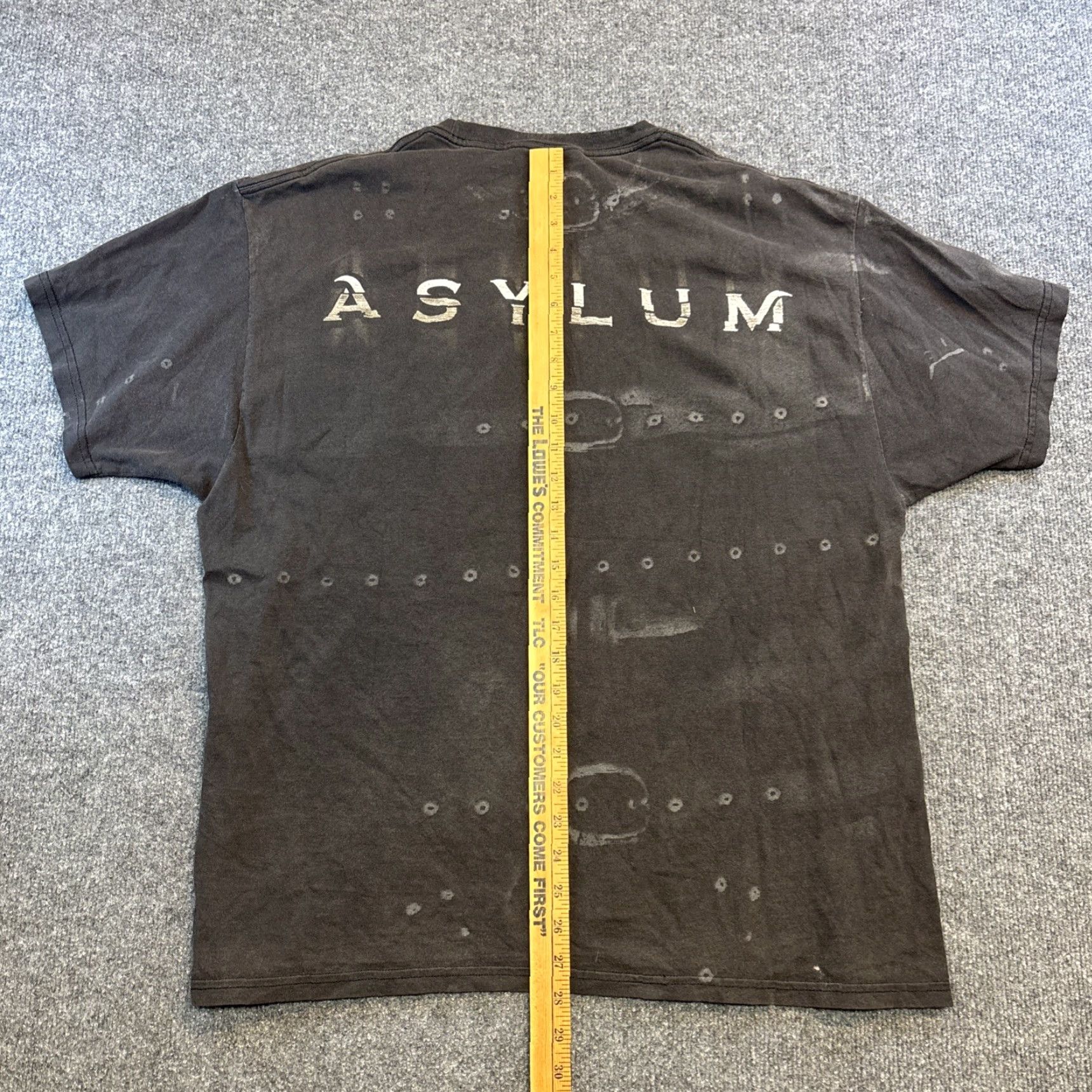 Hanes 2010 Disturbed Asylum Band T Shirt Hanes Black AOP Graphic XL Metal The Guy Mens XL Black Disturbed Asylum Band Shirt Hanes AOP Graphic XL Mens Size US XL / EU 56 / 4 - 8 Thumbnail