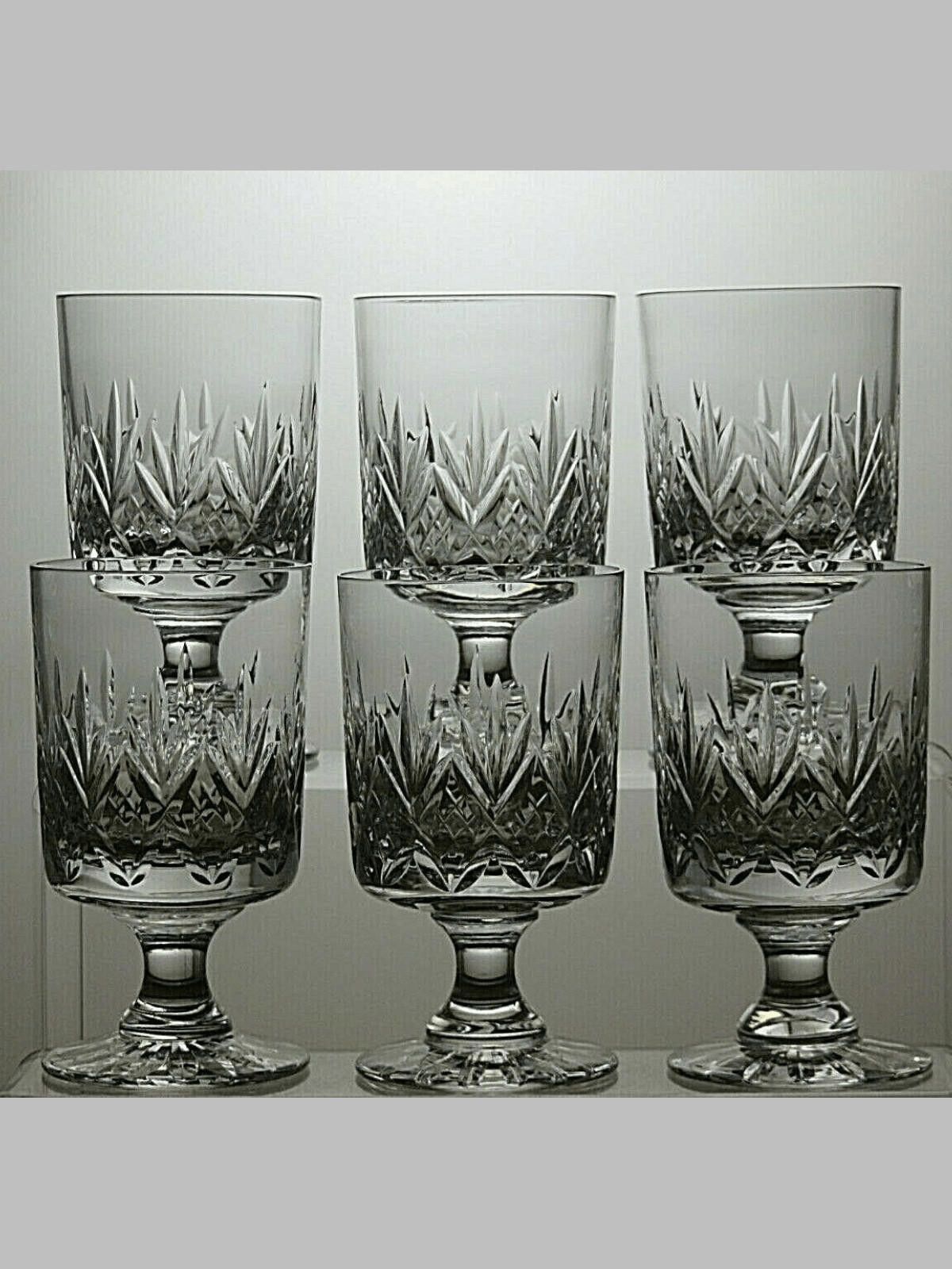 Other Whitefriars Crystal Harrow Cut Set Of 6 Wine Glasses 4 1/4" Size ONE SIZE - 1 Thumbnail