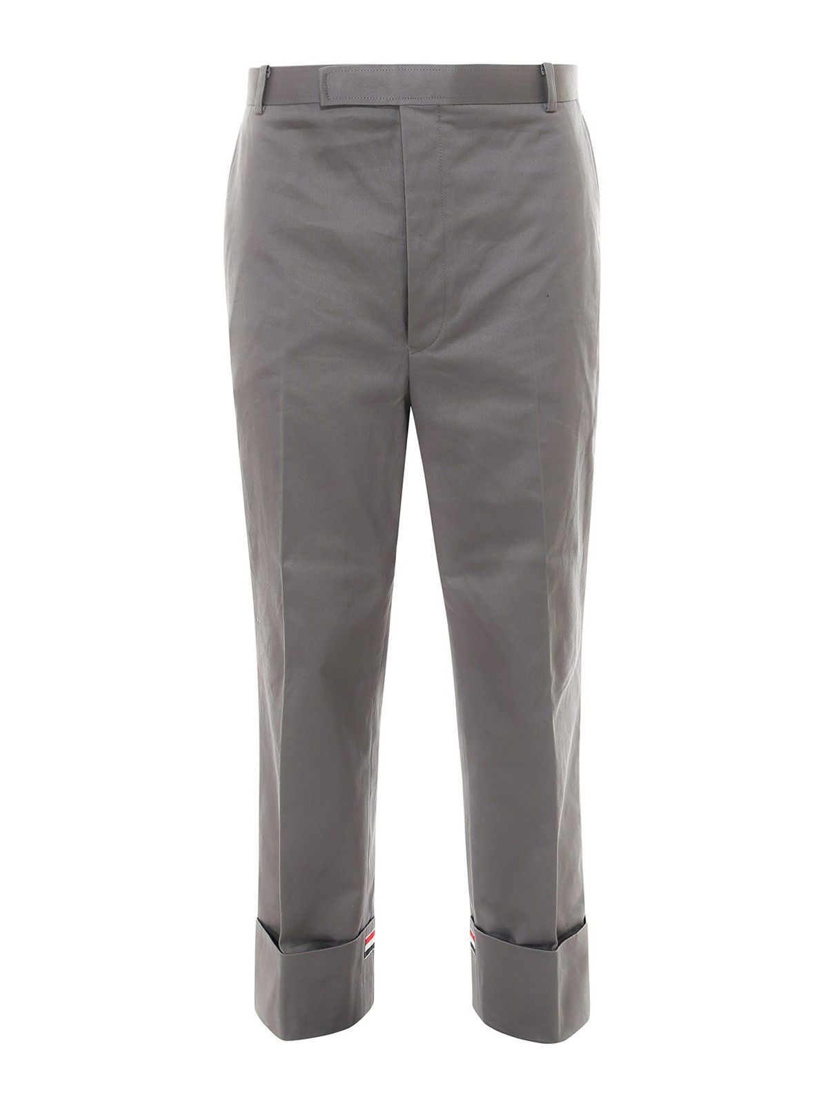 Thom Browne Thom Browne Cotton Trousers with Signature Ribbon Detail Size US 36 / EU 52 - 2 Thumbnail