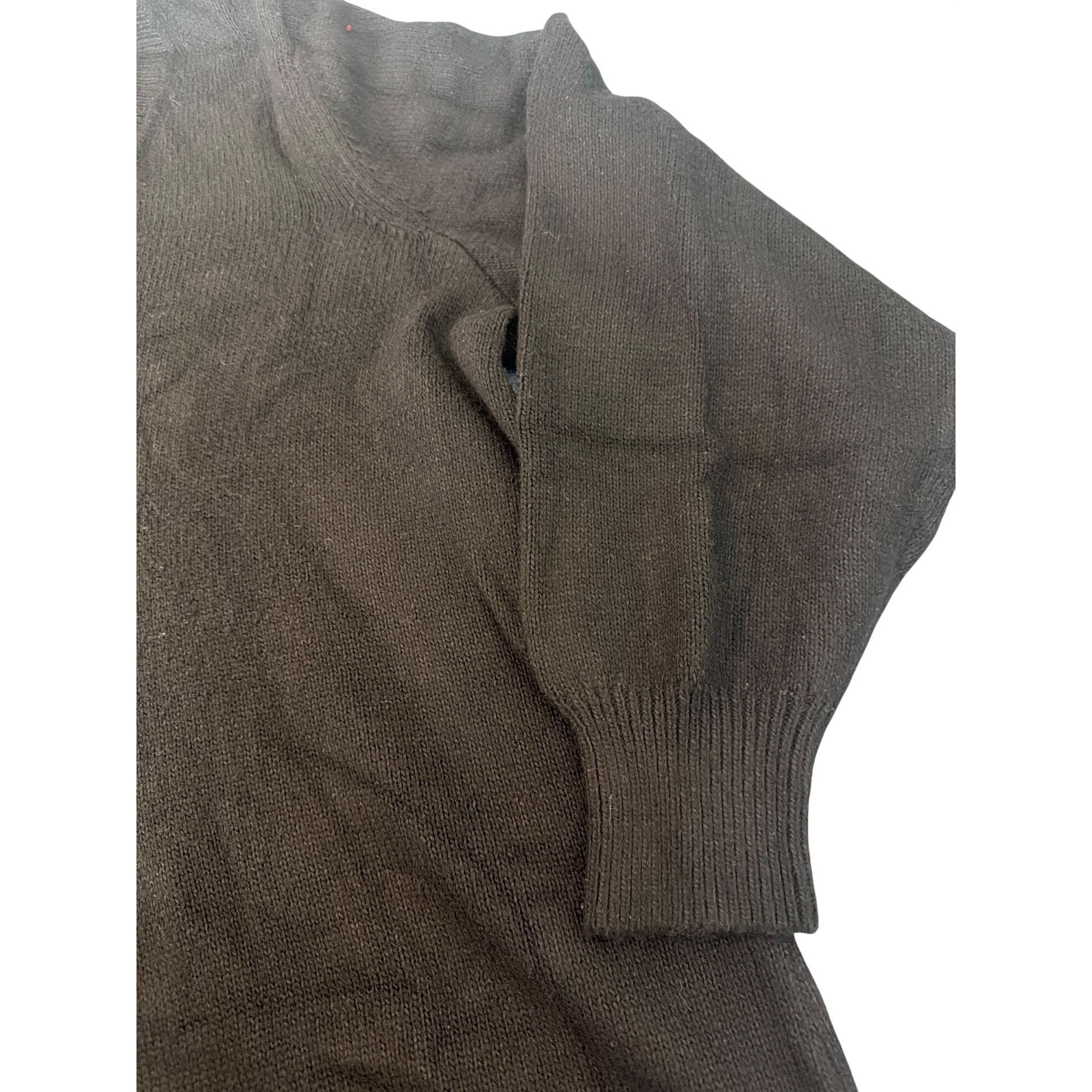 Other Lane Bryant Black Pullover Tunic Sweater V Neck Cable Link S Size XXL / US 16-18 / IT 52-54 - 3 Thumbnail