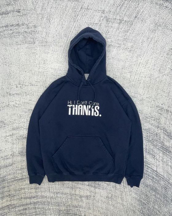 Vetements weltschmerz hot sale hoodie