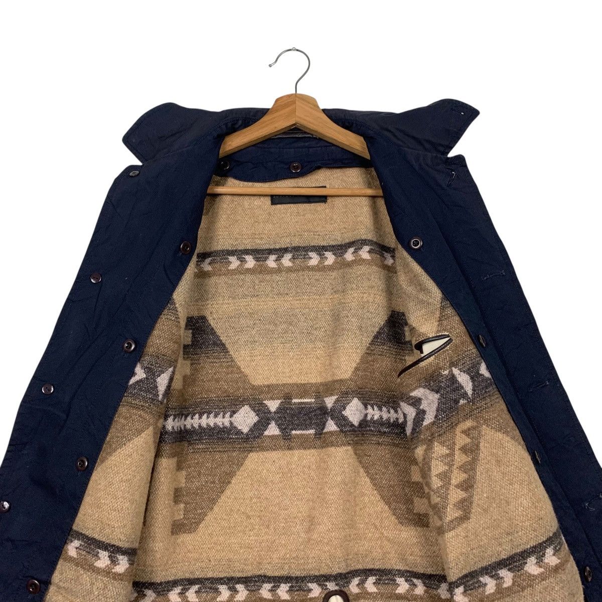 Japanese Brand SURPLUS SEMINARY Navajo Lined Casual Jacket #2172-C96 Size US M / EU 48-50 / 2 - 10 Thumbnail