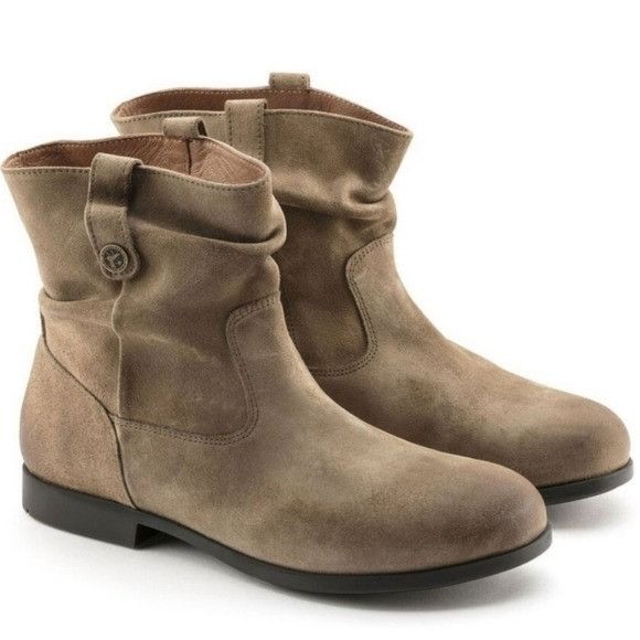 Birkenstock Birkenstock Sarnia Taupe Waxed Suede Leather Slouchy Boho An Size US 6 / IT 36 - 8 Thumbnail