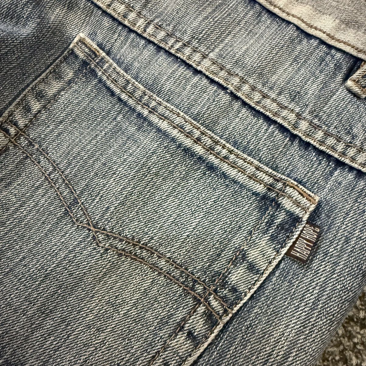 semanticdesign 🔥🇯🇵 Japanese Double Waist Happy Hope Distressed Denim Size US 30 / EU 46 - 7 Thumbnail