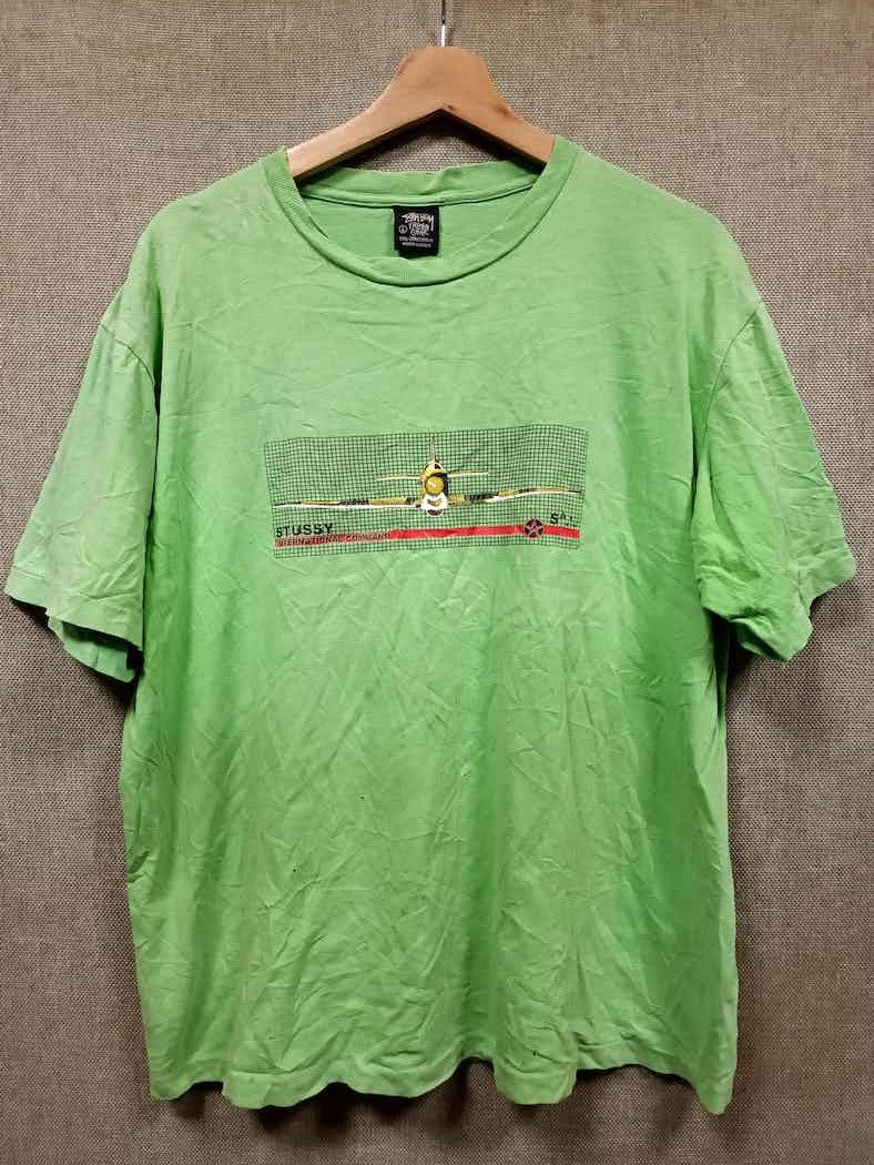 Stussy vintage 90s t shirt stussy very rare Size US L / EU 52-54 / 3 - 1 Thumbnail