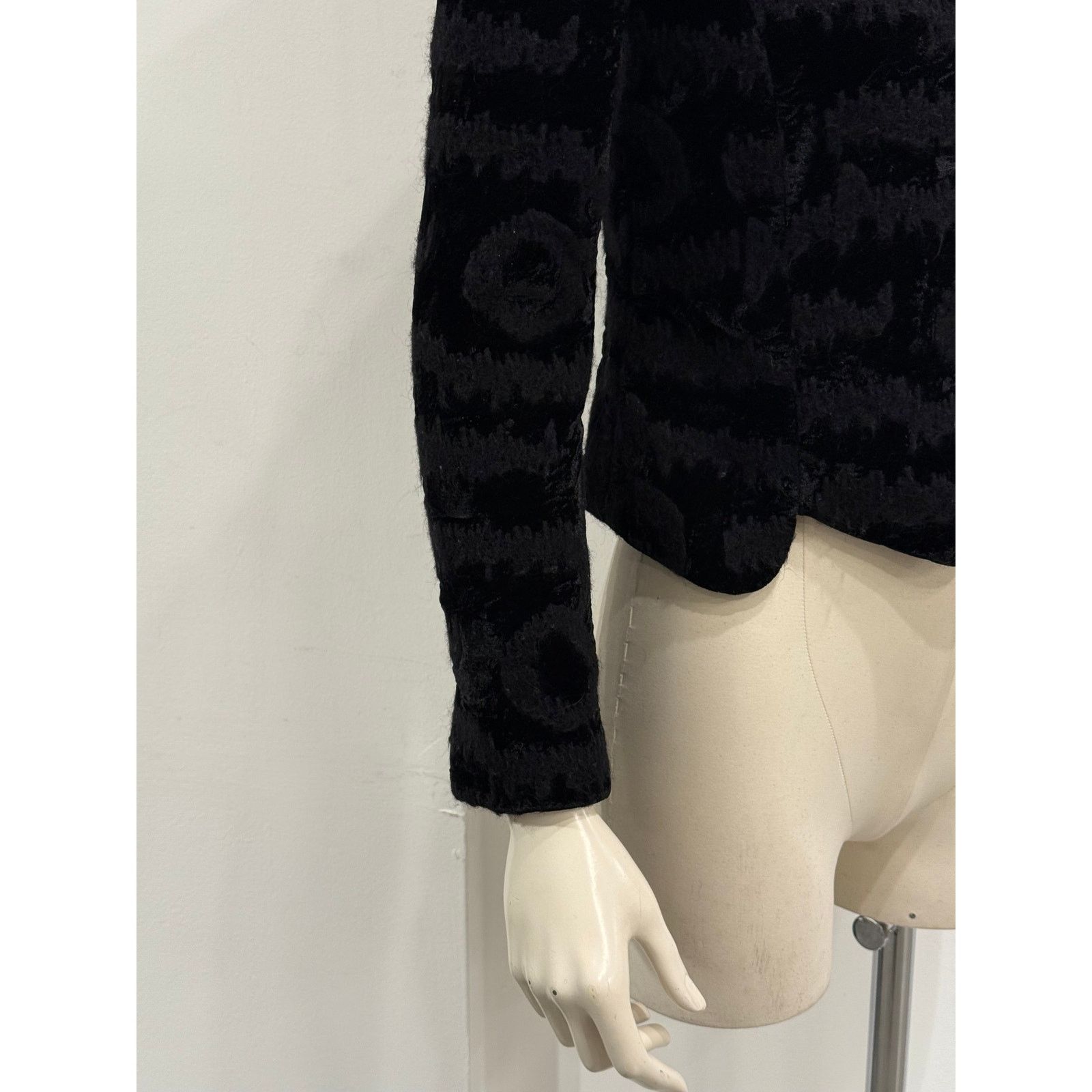 Giorgio Armani 2015 Emporio Armani velvet jacquard jacket Size S / US 4 / IT 40 - 3 Thumbnail