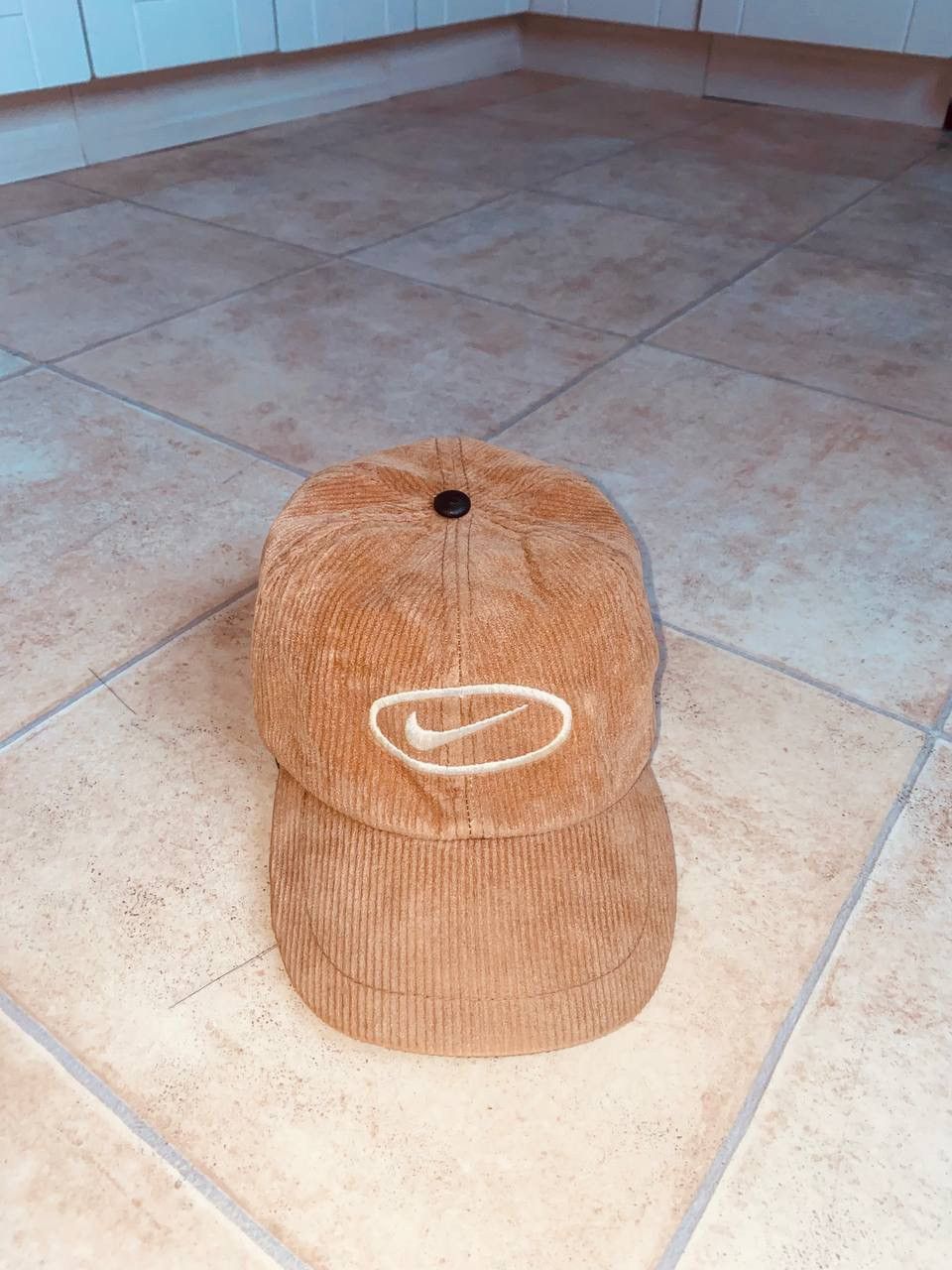 Nike × Vintage 90s Corduroy Vintage Cap Jordan Size ONE SIZE - 6 Thumbnail