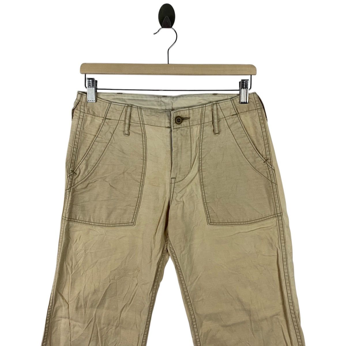 Japanese Brand × Orslow ORSLOW cinch back buckle Fatigue pants Size US 29 - 2 Thumbnail