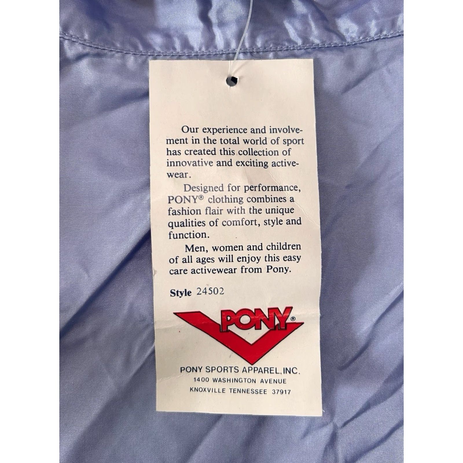 PONY VINTAGE PONY Jacket Womens Windbreaker 80s Pullover NWT Deadstock Purple Lavender White Embroidered Logo M Size M / US 6-8 / IT 42-44 - 3 Thumbnail