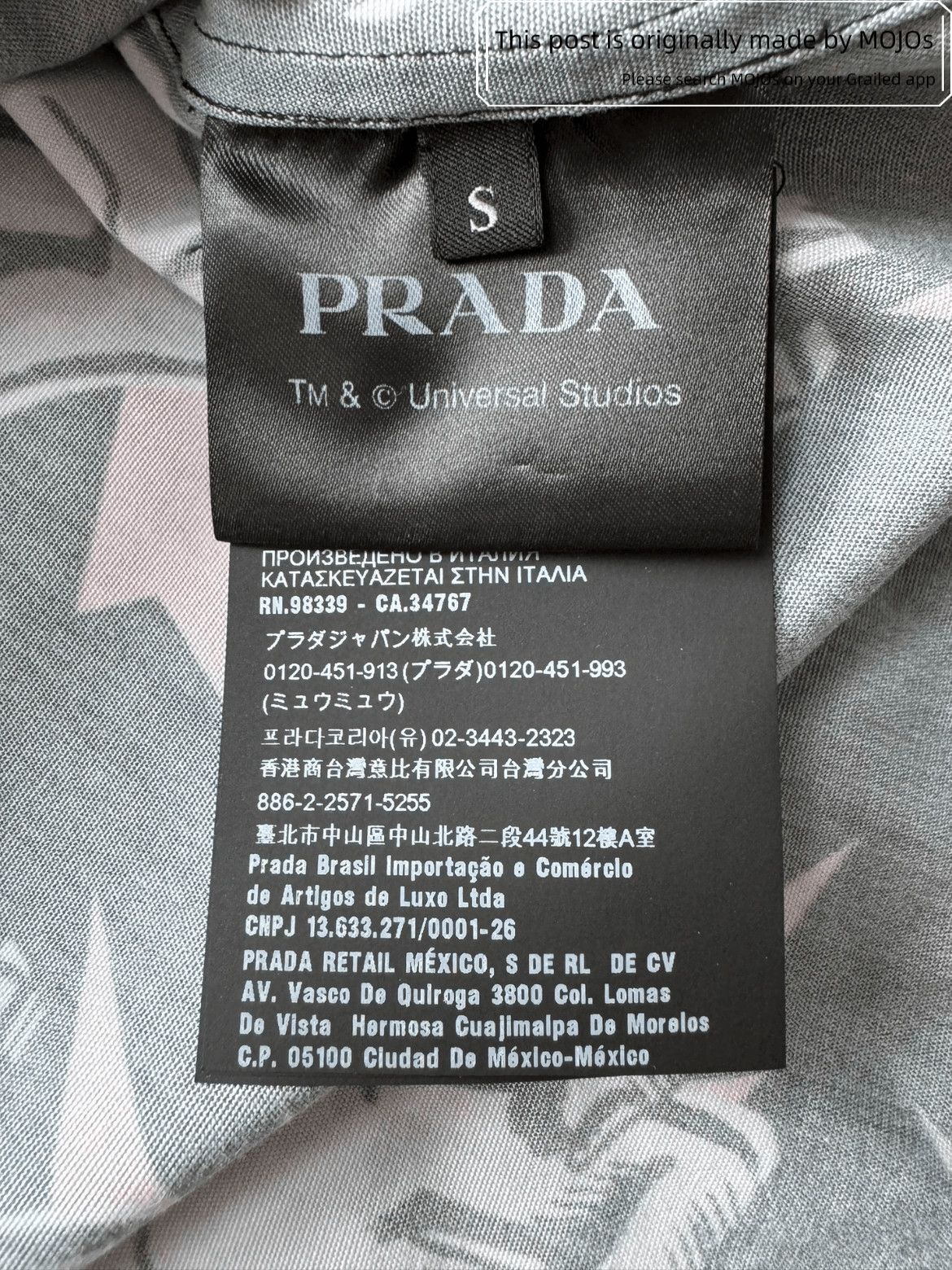 Prada Prada x Frankenstein Joint Shirt Size US S / EU 44-46 / 1 - 5 Thumbnail