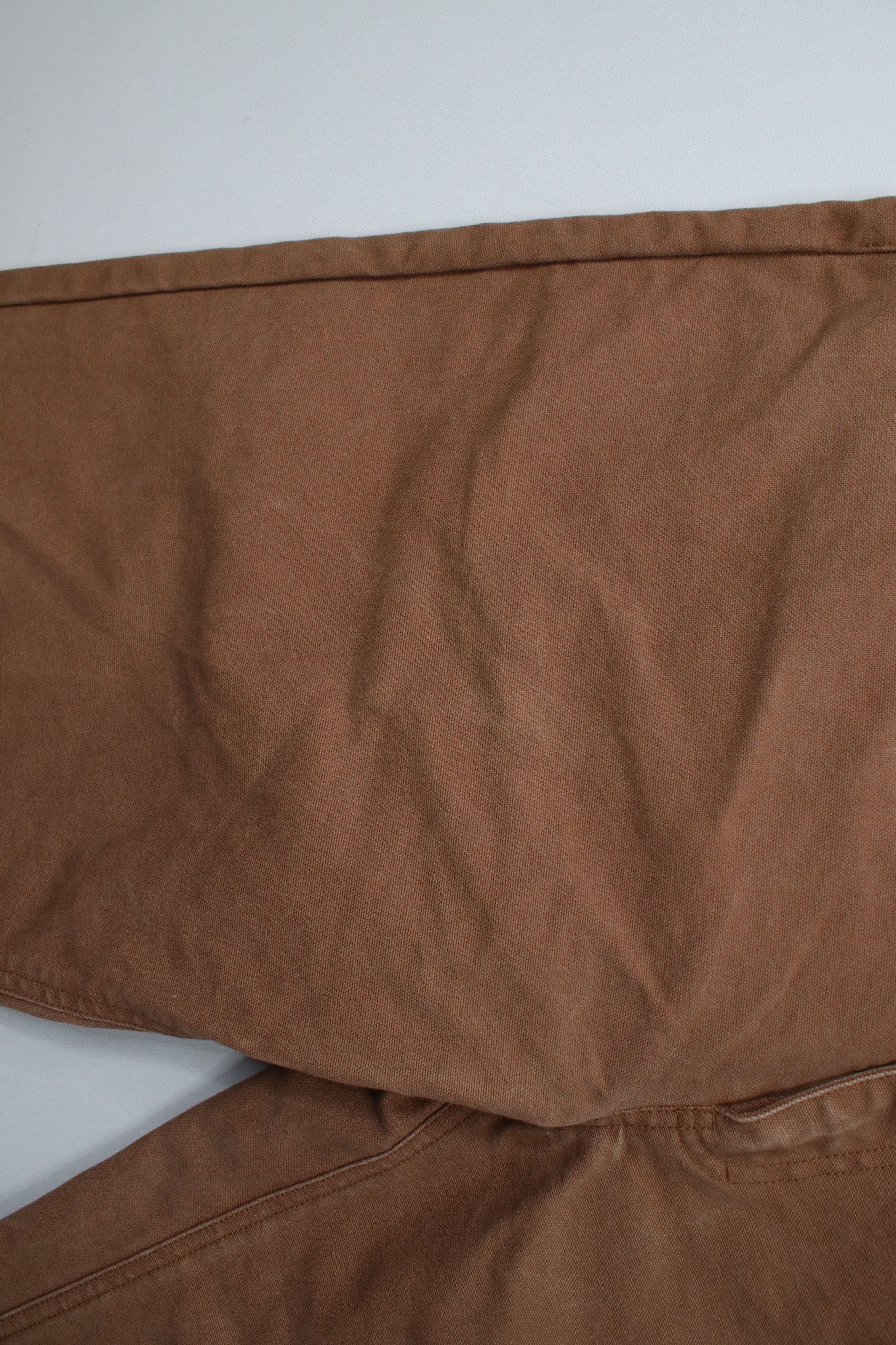 Cabelas × Vintage Vintage 90s Cabelas Distressed Canvas Pants Brown Cotton Size US 34 / EU 50 - 9 Thumbnail
