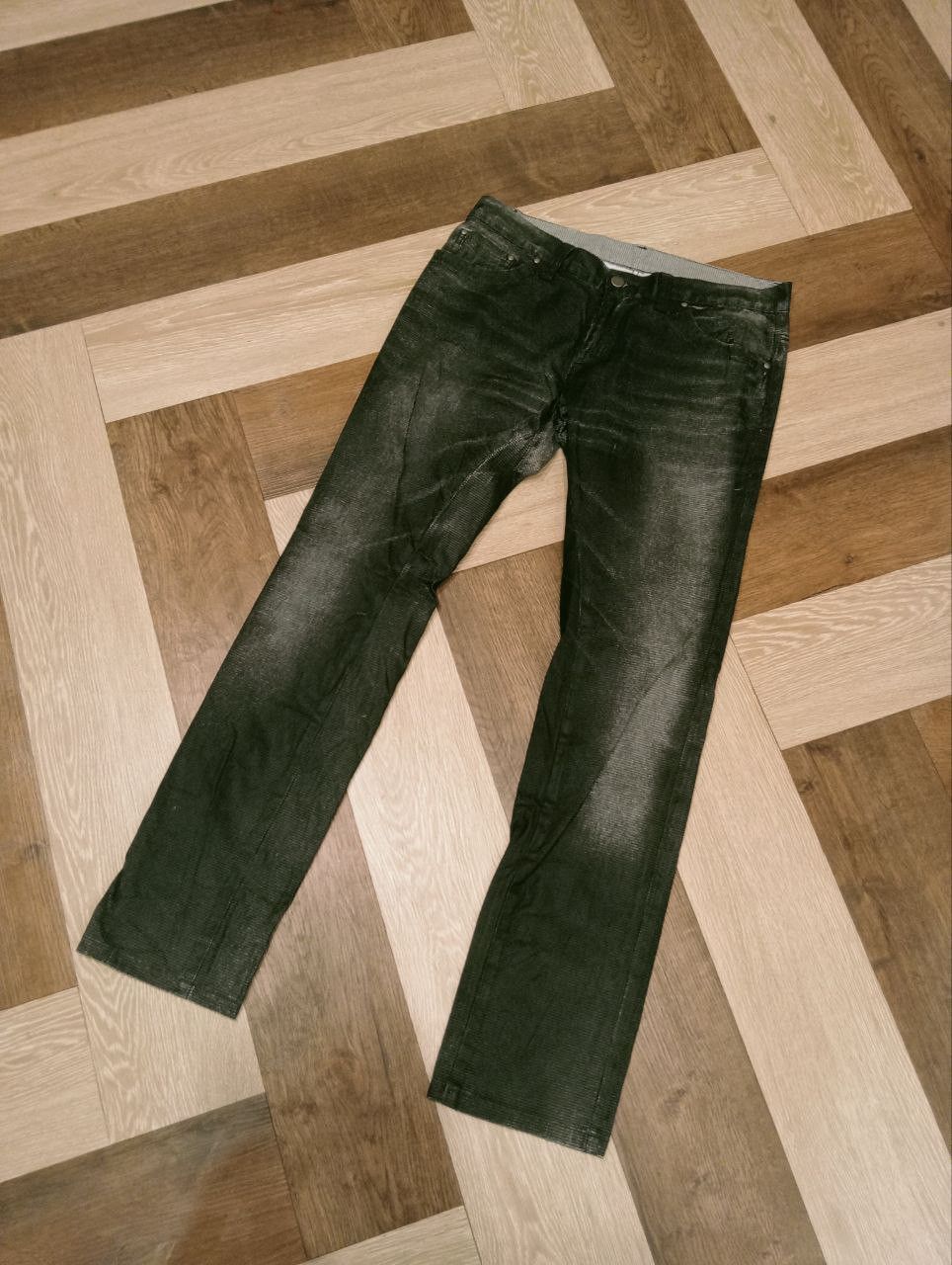 Tornado Mart TORNADO MART ZERO STRETCH DISTRESSED JEANS Size US 33 - 2 Thumbnail