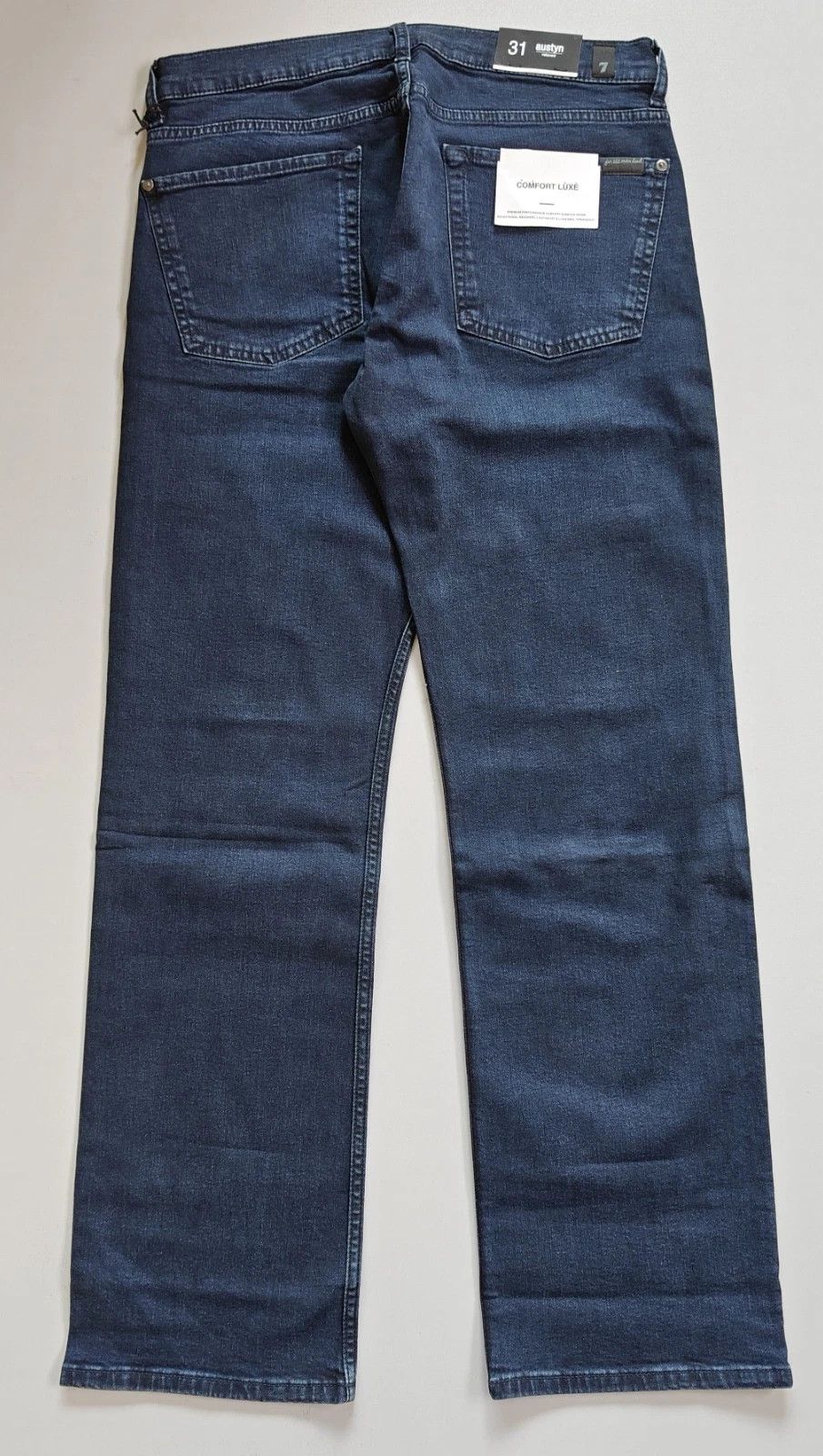 7 For All Mankind 7 For All ManKind Austyn River Water Straight Jeans T / 6067 Size US 31 - 12 Thumbnail