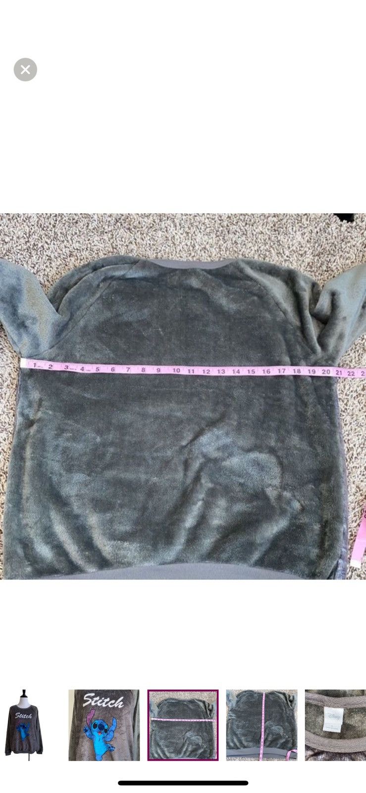 Disney Disney stitch large plush crewneck sweatshirt Size L / US 10 / IT 46 - 6 Thumbnail