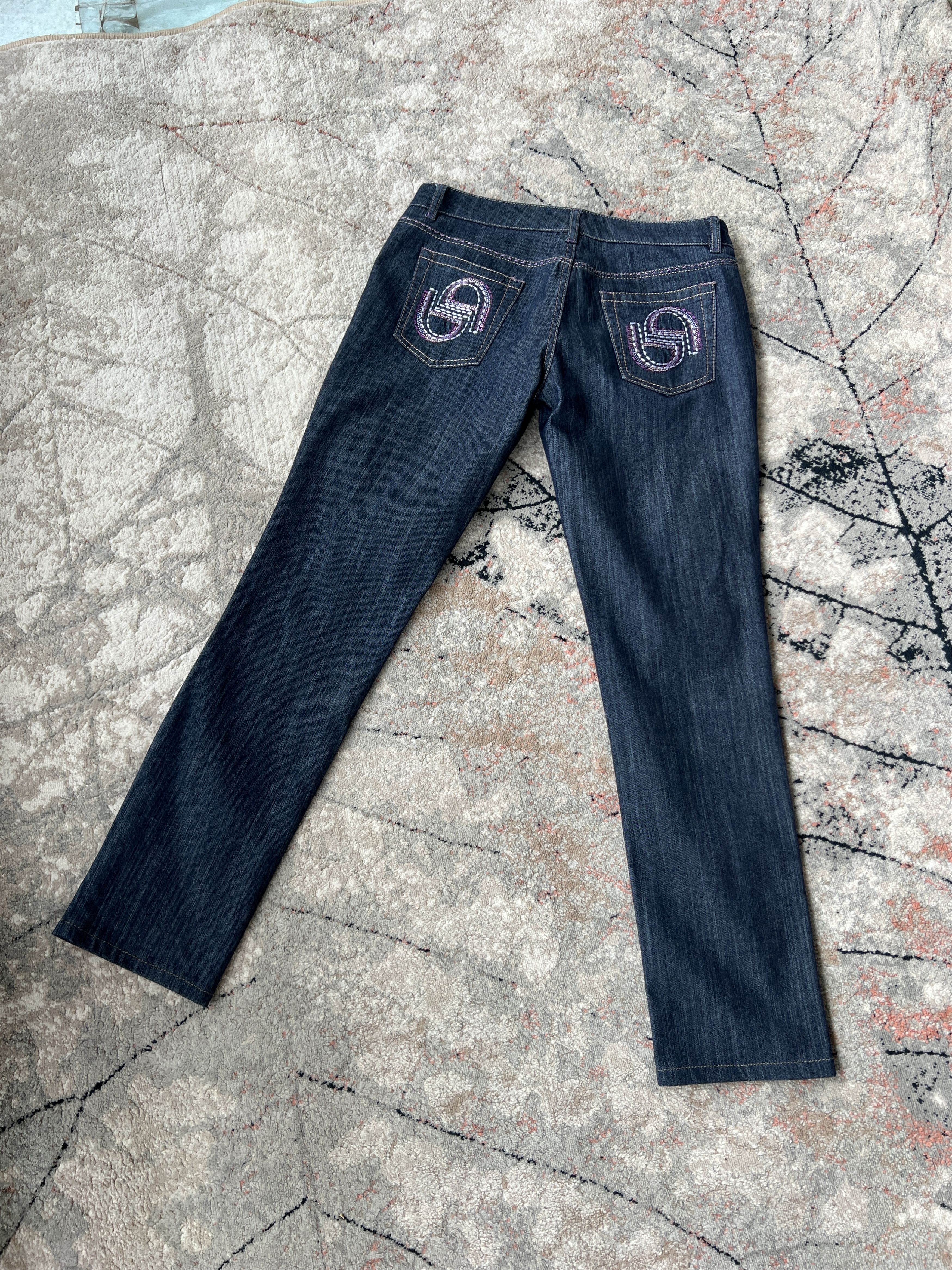 Byblos Byblos Denim Pants Size 30" / US 8 / IT 44 - 7 Thumbnail