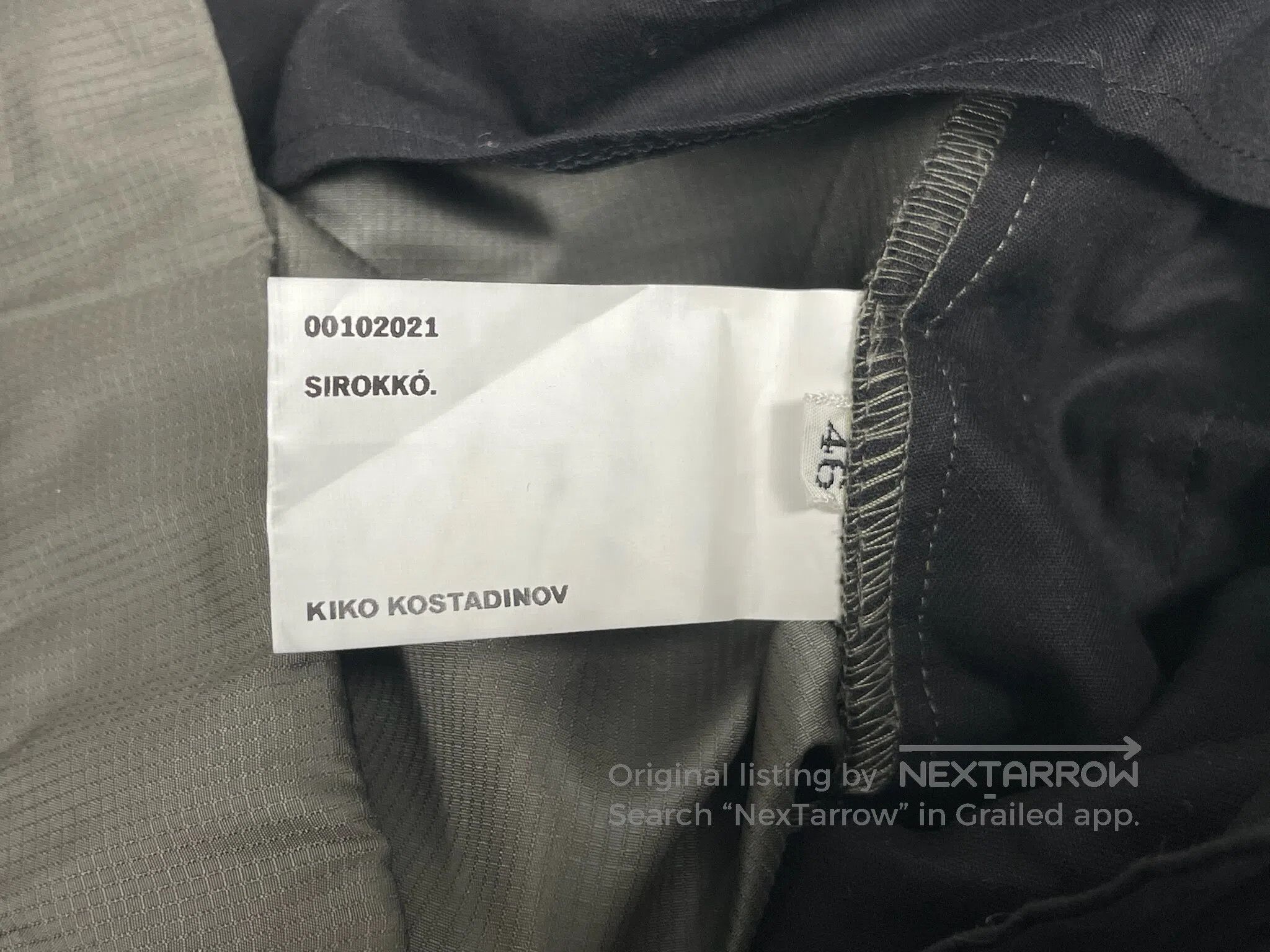 Kiko Kostadinov Kiko Kostadinov Embroidered Pocket Work Pants Size US 30 / EU 46 - 6 Thumbnail