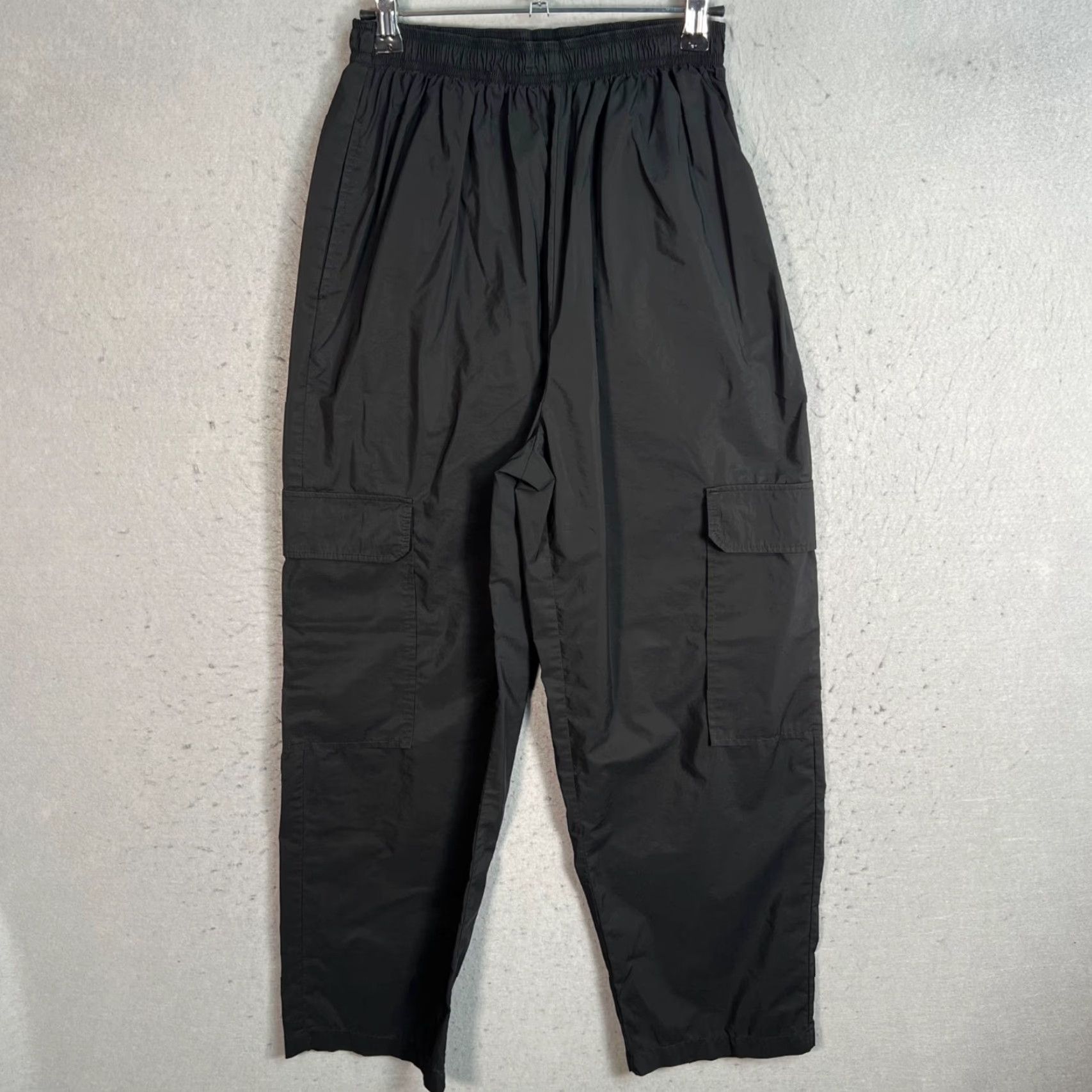 Vintage Mijeong Park Black Cargo Straight Leg Pants Womens XS Cotton Blend Size 26" / US 2 / IT 38 - 2 Thumbnail