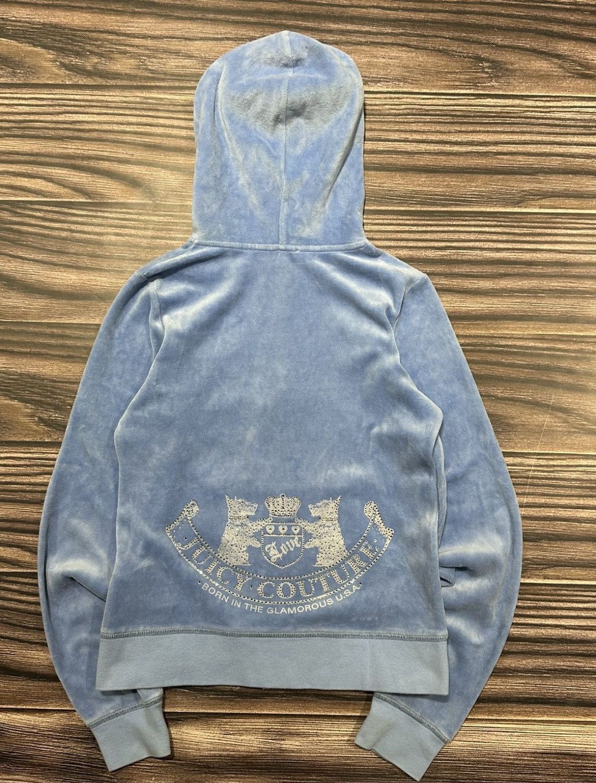 Juicy Couture × Vintage Vintage Zip hoodie Juicy Couture Streetwear Size M / US 6-8 / IT 42-44 - 2 Thumbnail