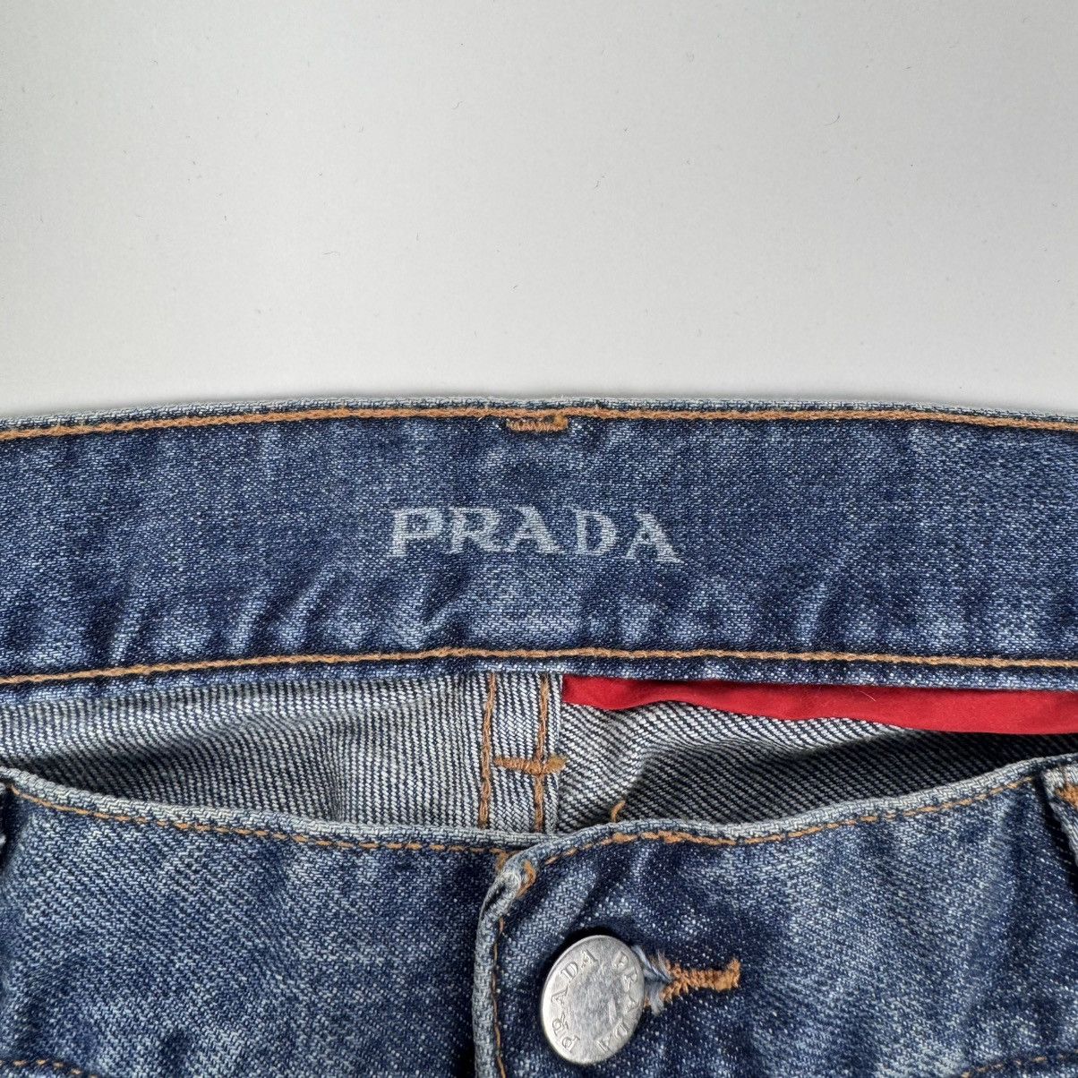 Prada Prada 2006 Blue Washed ”Regular Fit” Bootcut Jeans Size US 34 / EU 50 - 5 Thumbnail