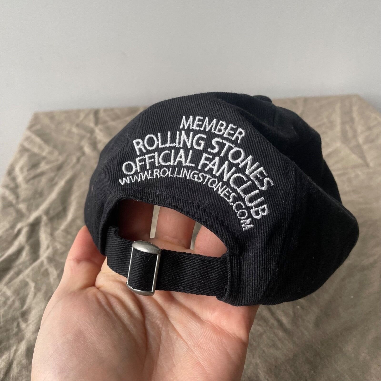 Budweiser The Rolling Stones Vintage Fun Club Member Cap 9120AC Size ONE SIZE - 2 Thumbnail