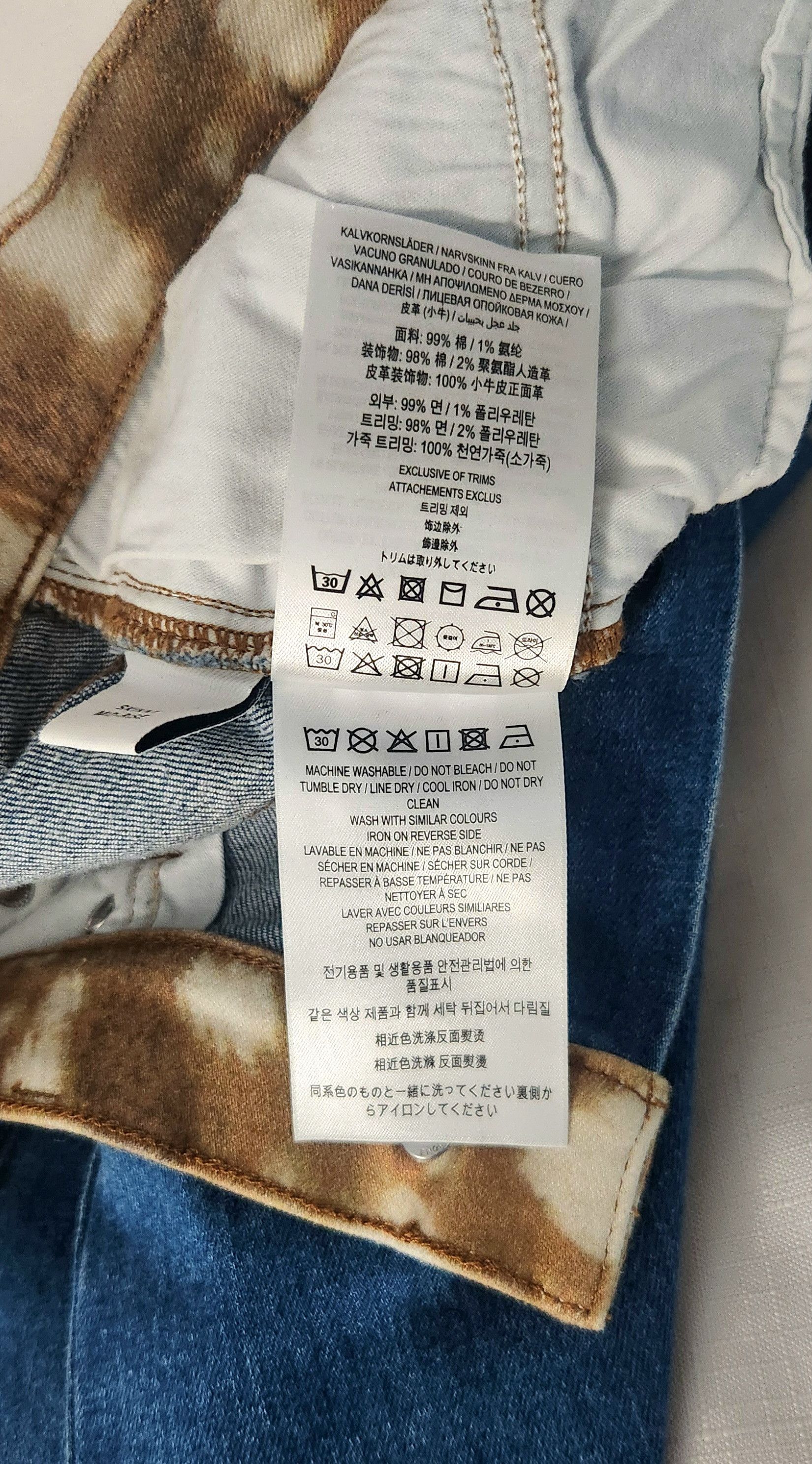Burberry × Designer Burberry Bambi Ladies 26 Waisted Logo Patch Mid-rise Skinny Size 26" / US 2 / IT 38 - 13 Thumbnail