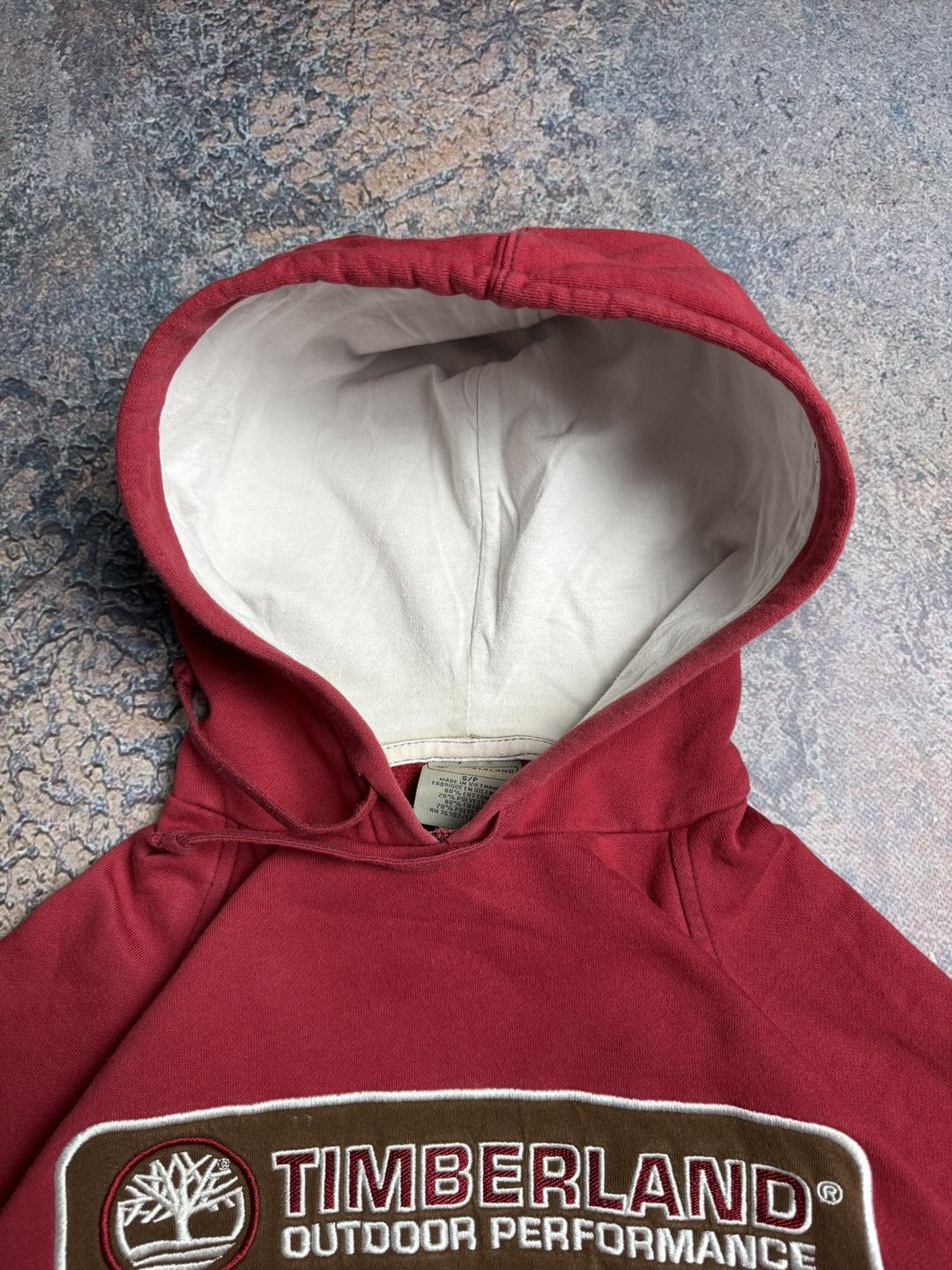 Timberland × Vintage TIMBERLAND VINTAGE BIG LOGO HOODIE Size US S / EU 44-46 / 1 - 7 Thumbnail