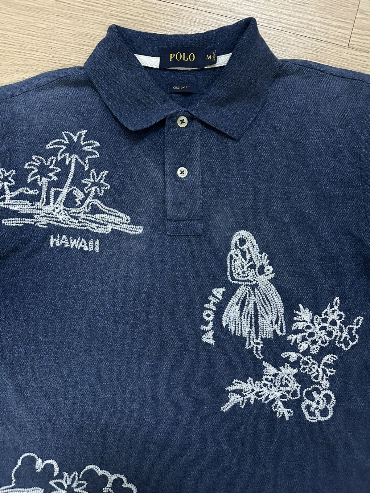 Beauty Beast × Polo Ralph Lauren × Ralph Lauren Rare And Beautiful Polo Ralph Lauren Hawaii Aloha Embroidery Size US M / EU 48-50 / 2 - 3 Thumbnail