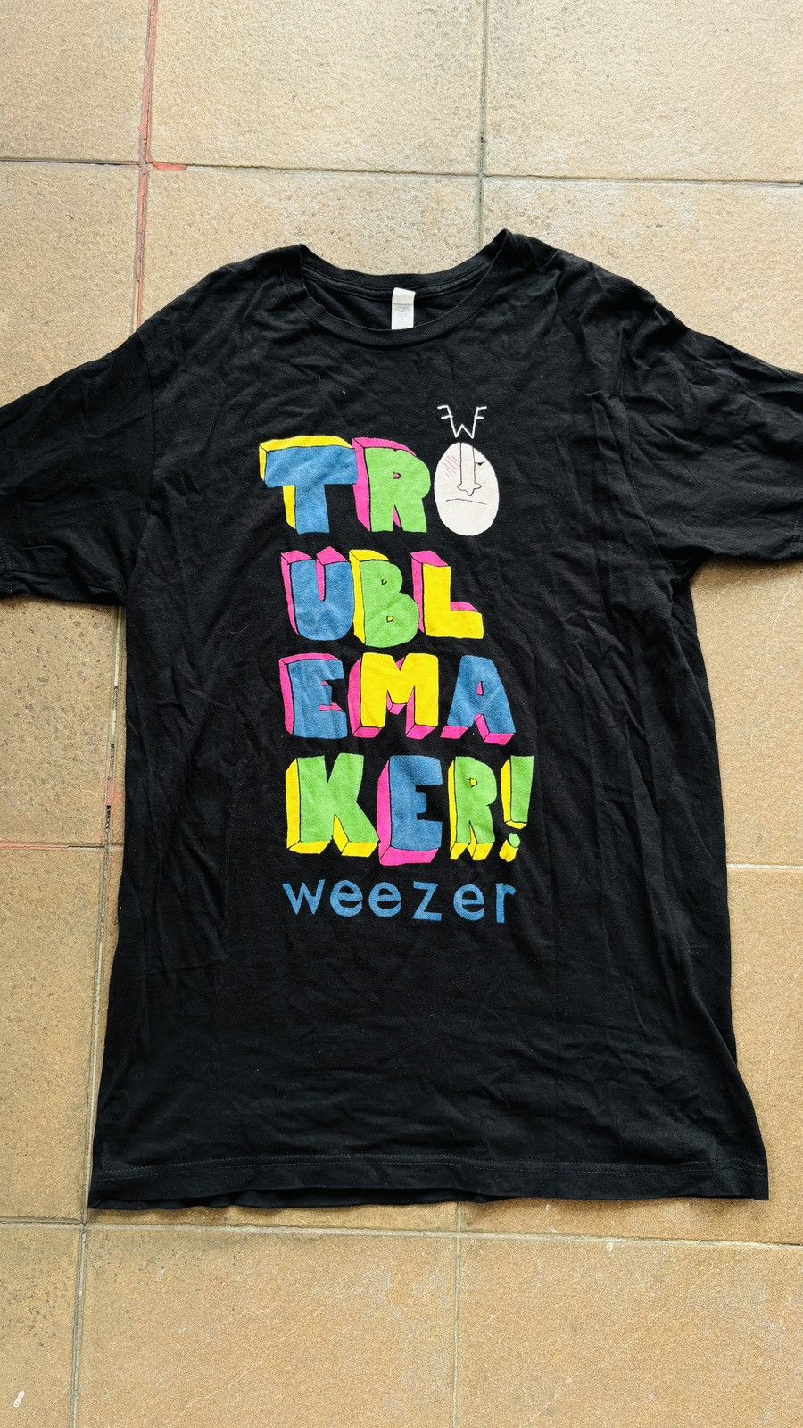 Band Tees Weezer - Troublemaker World Tour 2009 Size US L / EU 52-54 / 3 - 1 Thumbnail