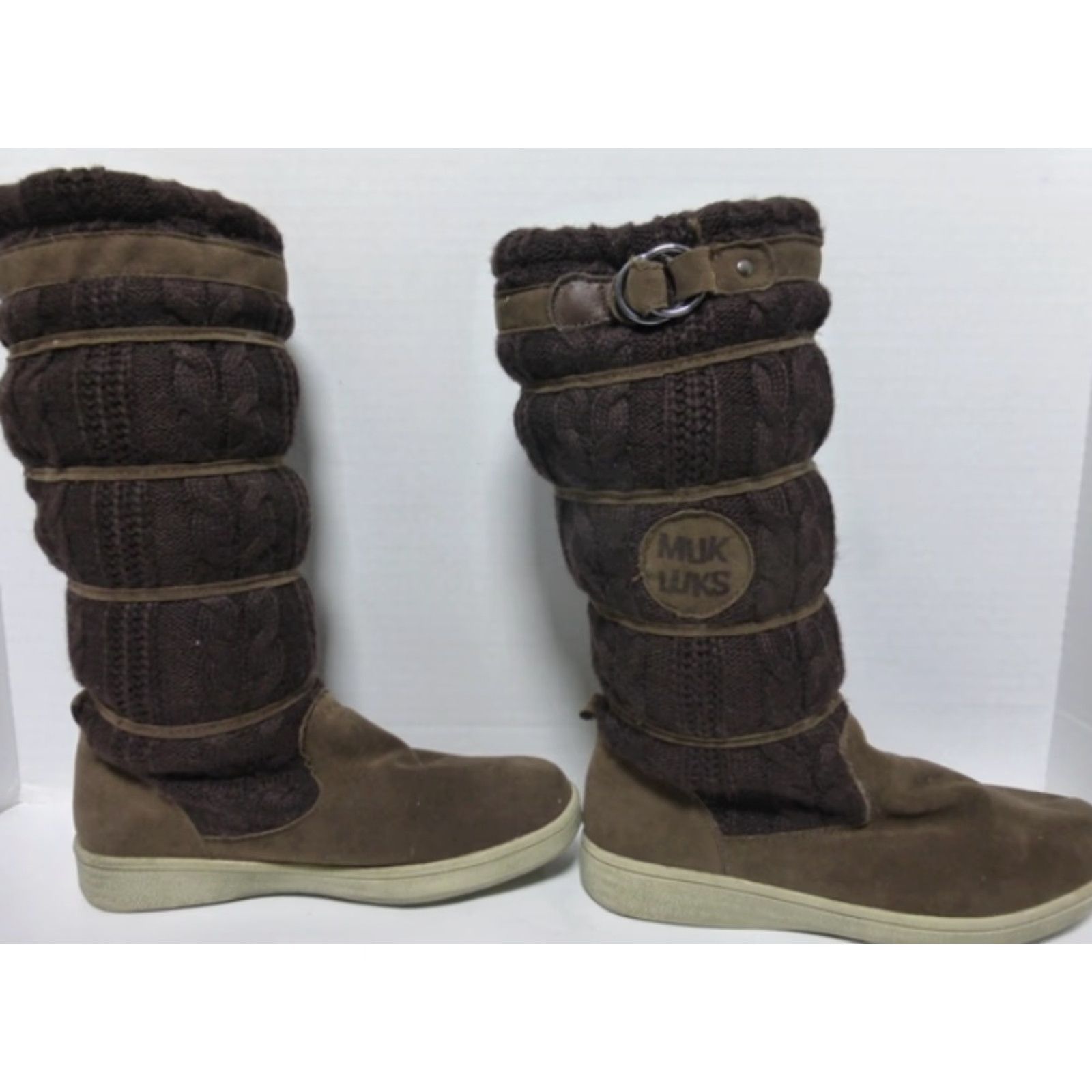 Vintage VINTAGE MUK LUKS Booties Women's Brown Size 8 Faux Fur Size US 8 / IT 38 - 4 Thumbnail