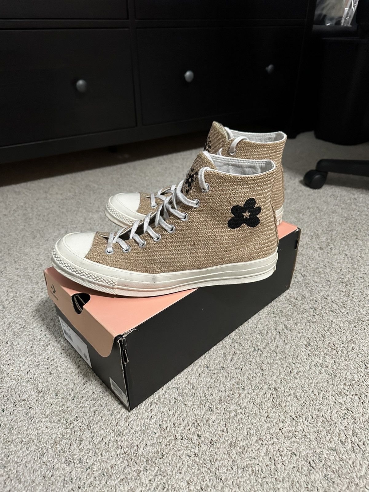 Converse Golf le Fleur Converse x Golf Le Fleur Burlap Chuck 70 High Top Sneaker Grailed