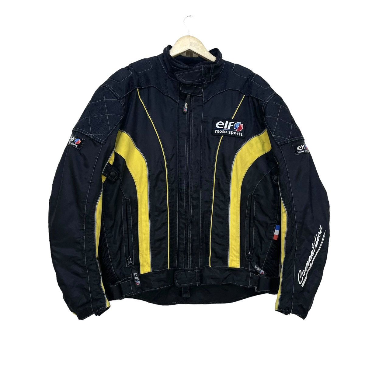 YELLOW CORN 💥Racing Team Elf Competition Motorcycle Biker Jacket Size US M / EU 48-50 / 2 - 4 Thumbnail