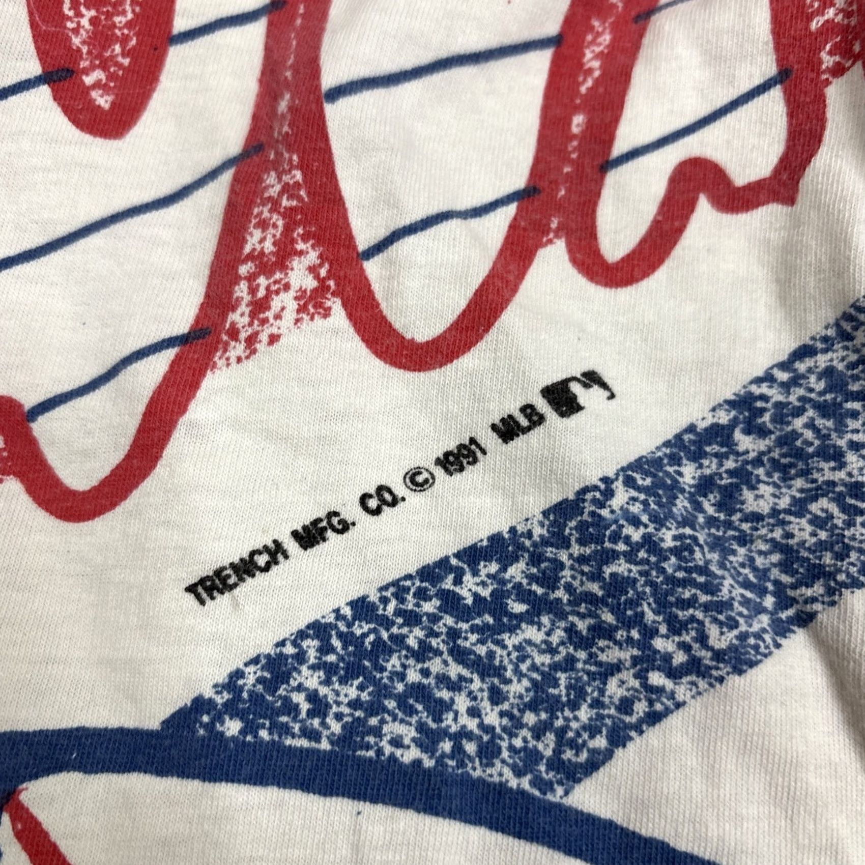 Vintage America’s Favorites Boston Red Sox AOP Graphic 1991 Single Stitch T Shirt Men M Red Mens T-Shirt M Size US M / EU 48-50 / 2 - 3 Thumbnail