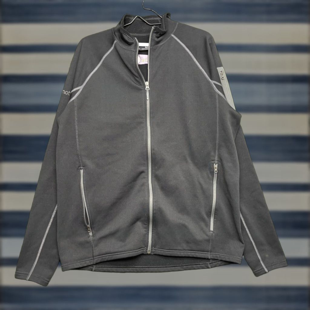 Marmot Marmot Jacket Mens XL Black Softshell Lined Full Zip Hiking Global X Logo Front Pocket Zipped Sleeve Pocket Size US XL / EU 56 / 4 - 1 Thumbnail