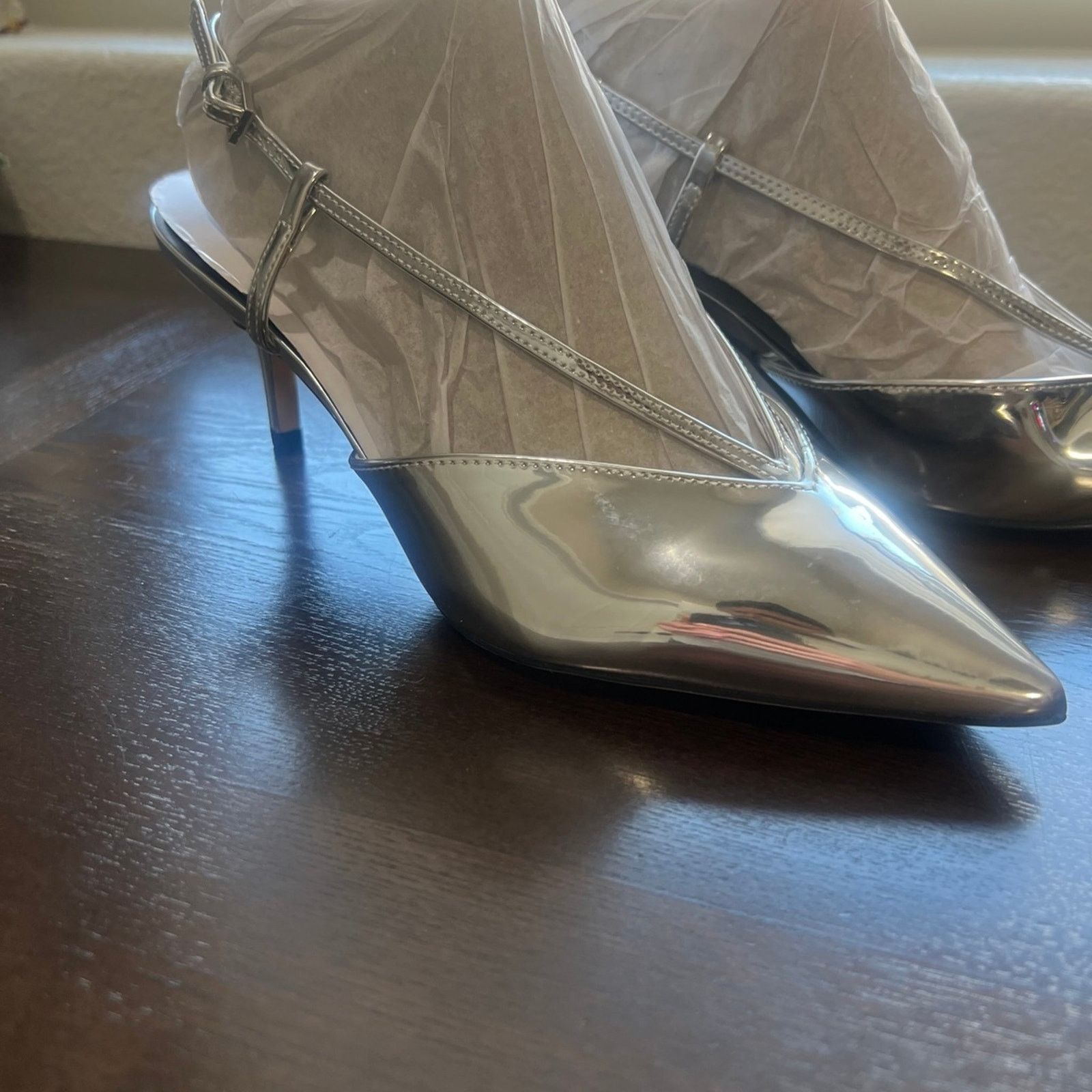 Marc Fisher Marc Fisher stiletto silver Size US 7 / IT 37 - 4 Thumbnail
